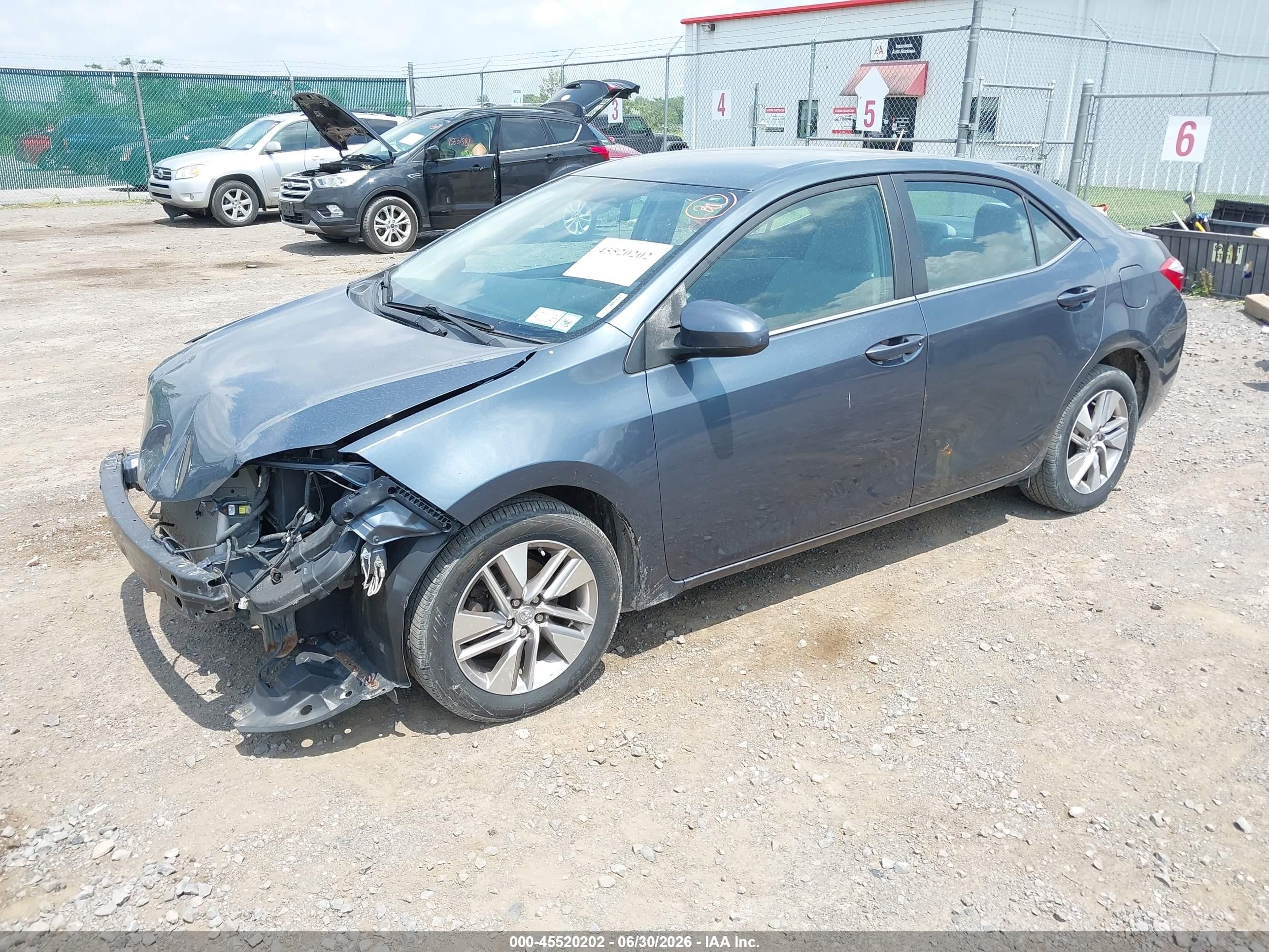 2014 Toyota Corolla Le Eco Plus Blue vin: 2T1BPRHE6EC223729