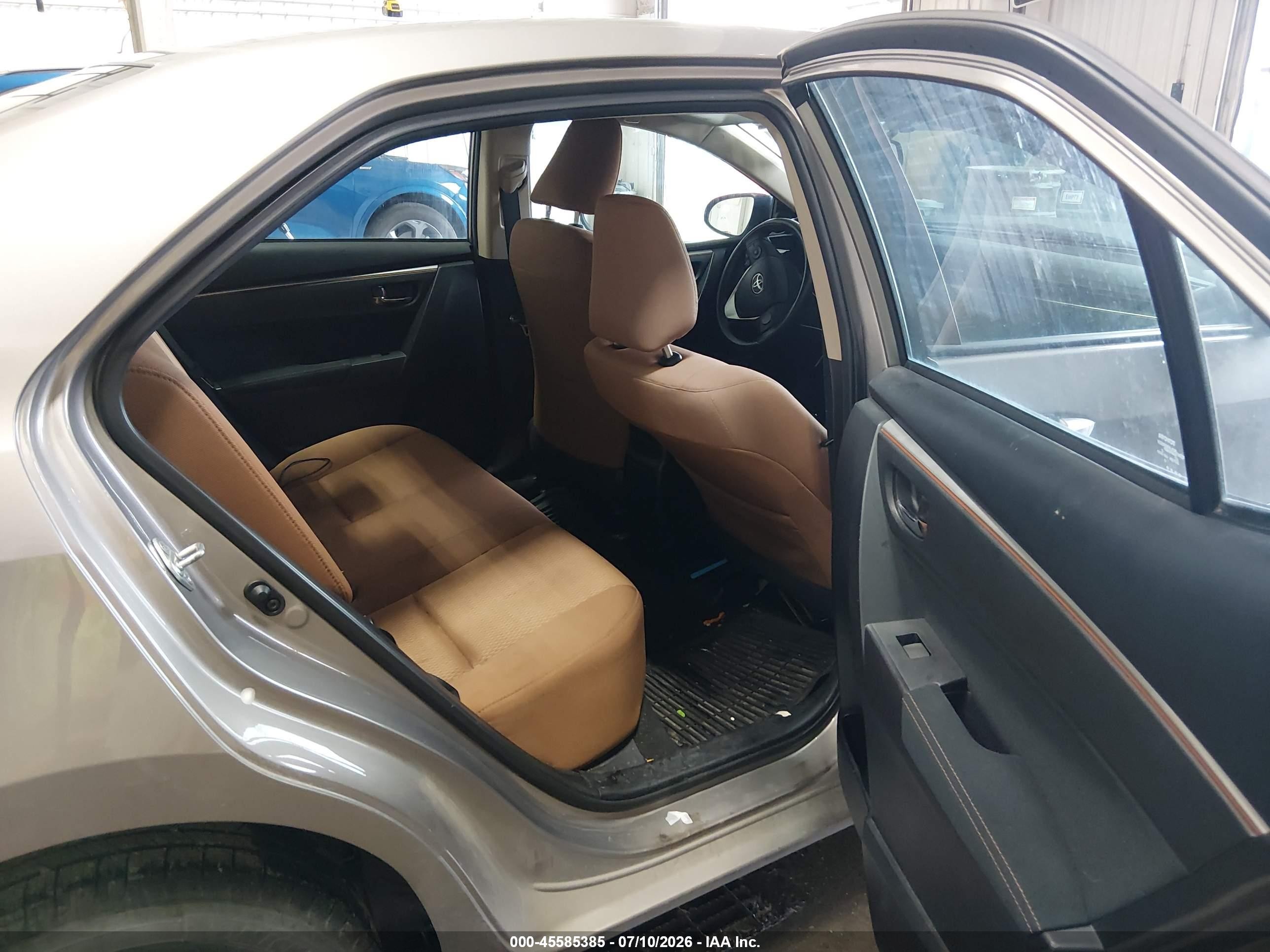 2014 Toyota Corolla Le Eco Brown vin: 2T1BPRHE7EC009381