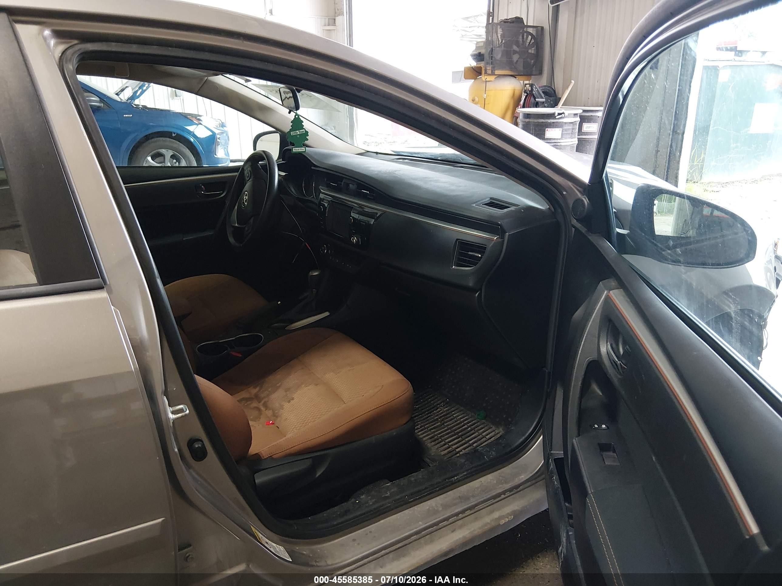 2014 Toyota Corolla Le Eco Brown vin: 2T1BPRHE7EC009381