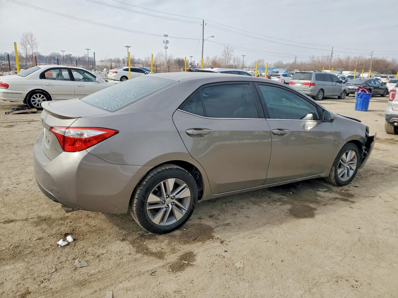 2014 Toyota Corolla Eco Silver vin: 2T1BPRHE7EC016699