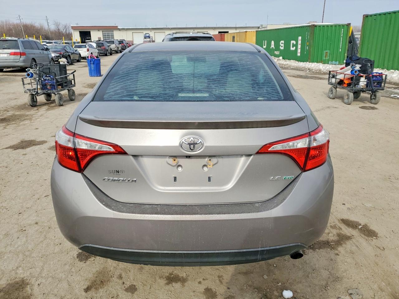 2014 Toyota Corolla Eco Silver vin: 2T1BPRHE7EC016699