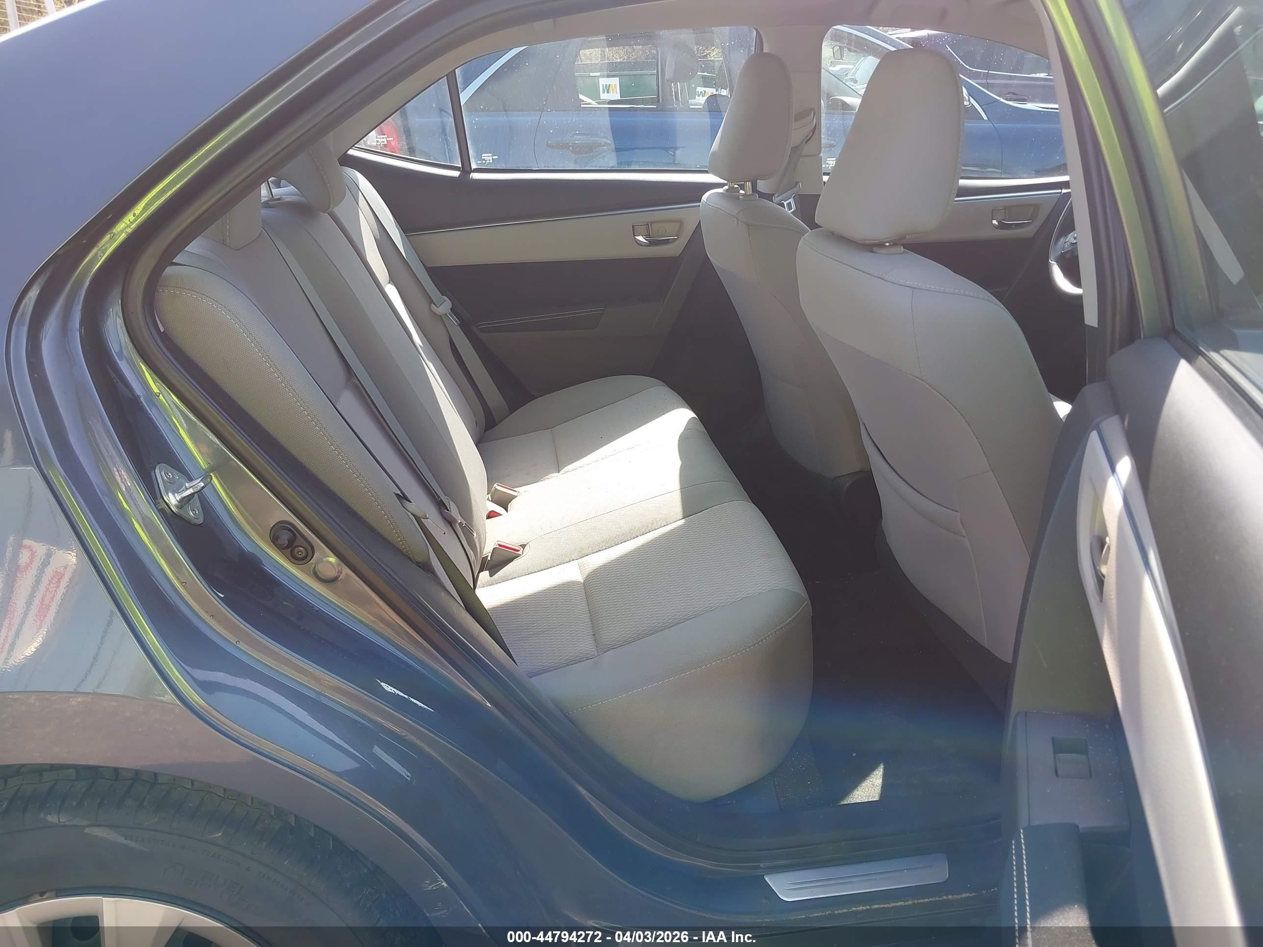 2014 Toyota Corolla Le Eco Gray vin: 2T1BPRHE7EC171205