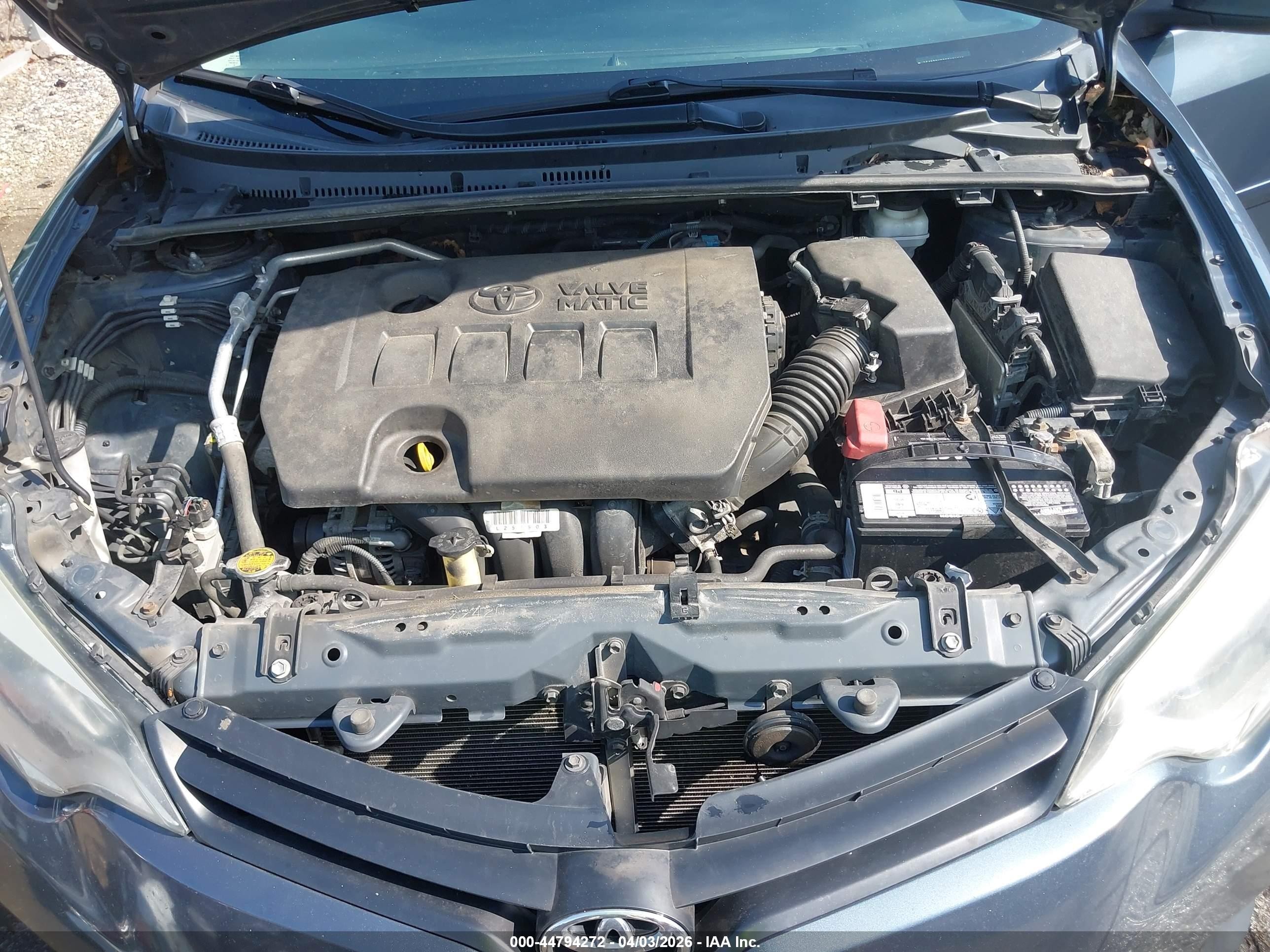 2014 Toyota Corolla Le Eco Gray vin: 2T1BPRHE7EC171205