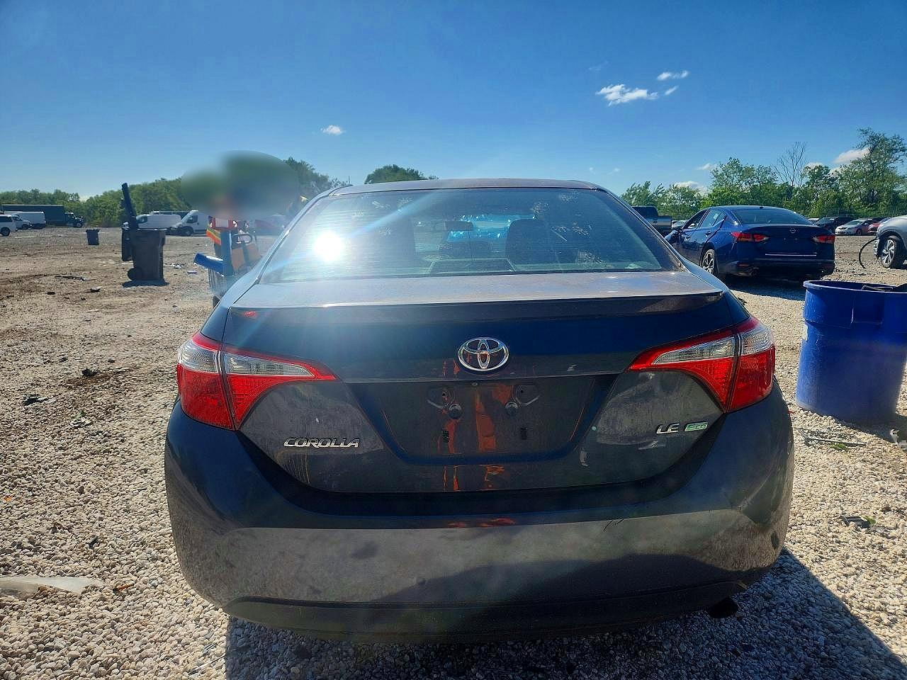 2015 Toyota Corolla Le Eco Gray vin: 2T1BPRHE7FC297761