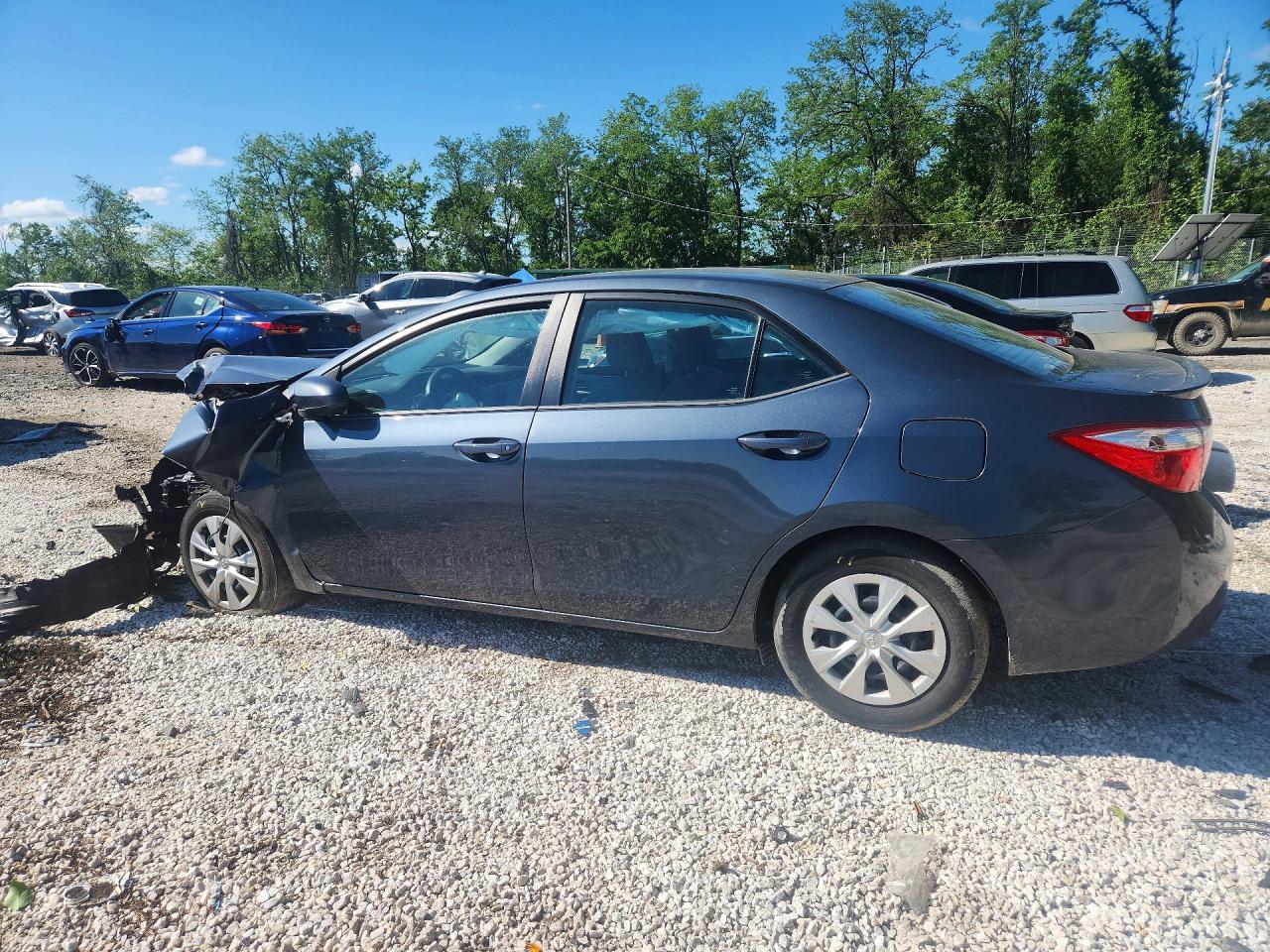 2015 Toyota Corolla Le Eco Gray vin: 2T1BPRHE7FC297761