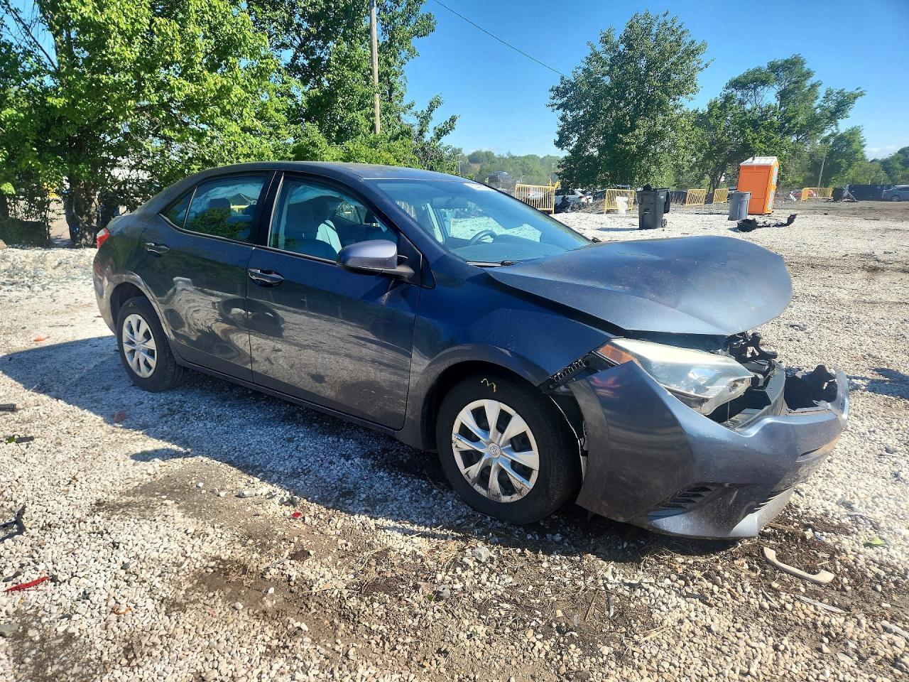 2015 Toyota Corolla Le Eco Gray vin: 2T1BPRHE7FC297761