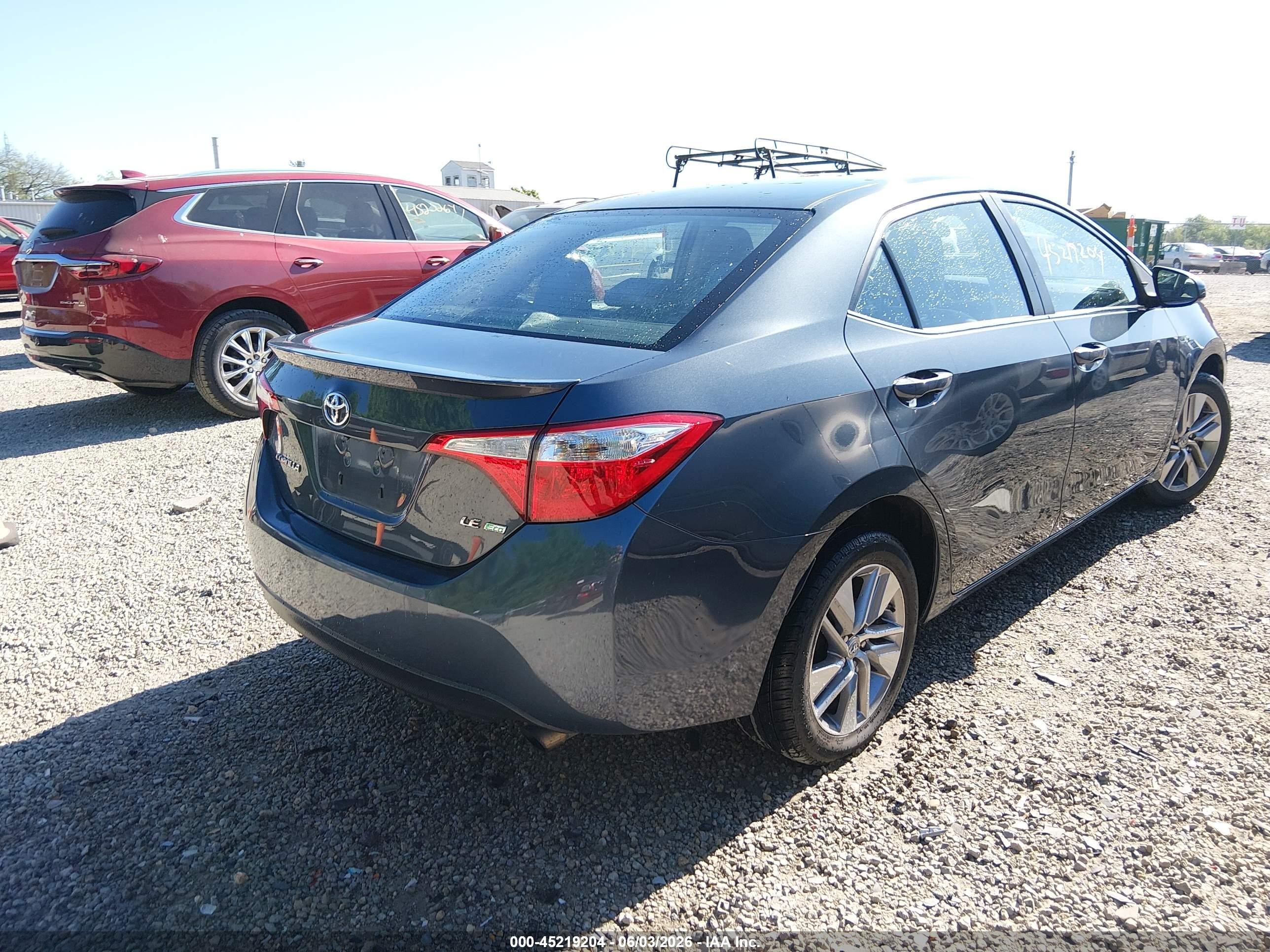 2015 Toyota Corolla Le Eco Plus Blue vin: 2T1BPRHE7FC331519