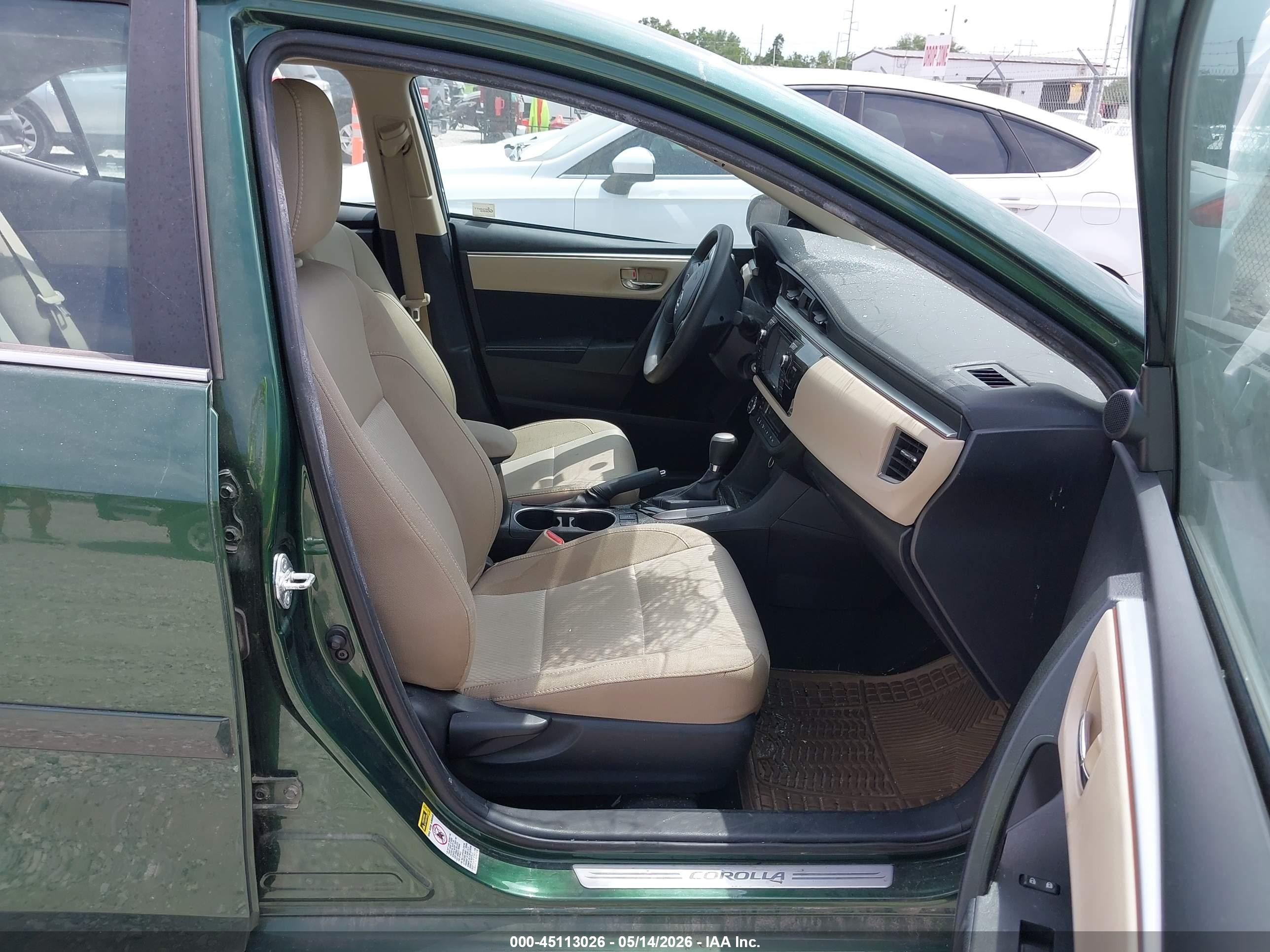 2016 Toyota Corolla Le Plus Green vin: 2T1BPRHE7GC563121