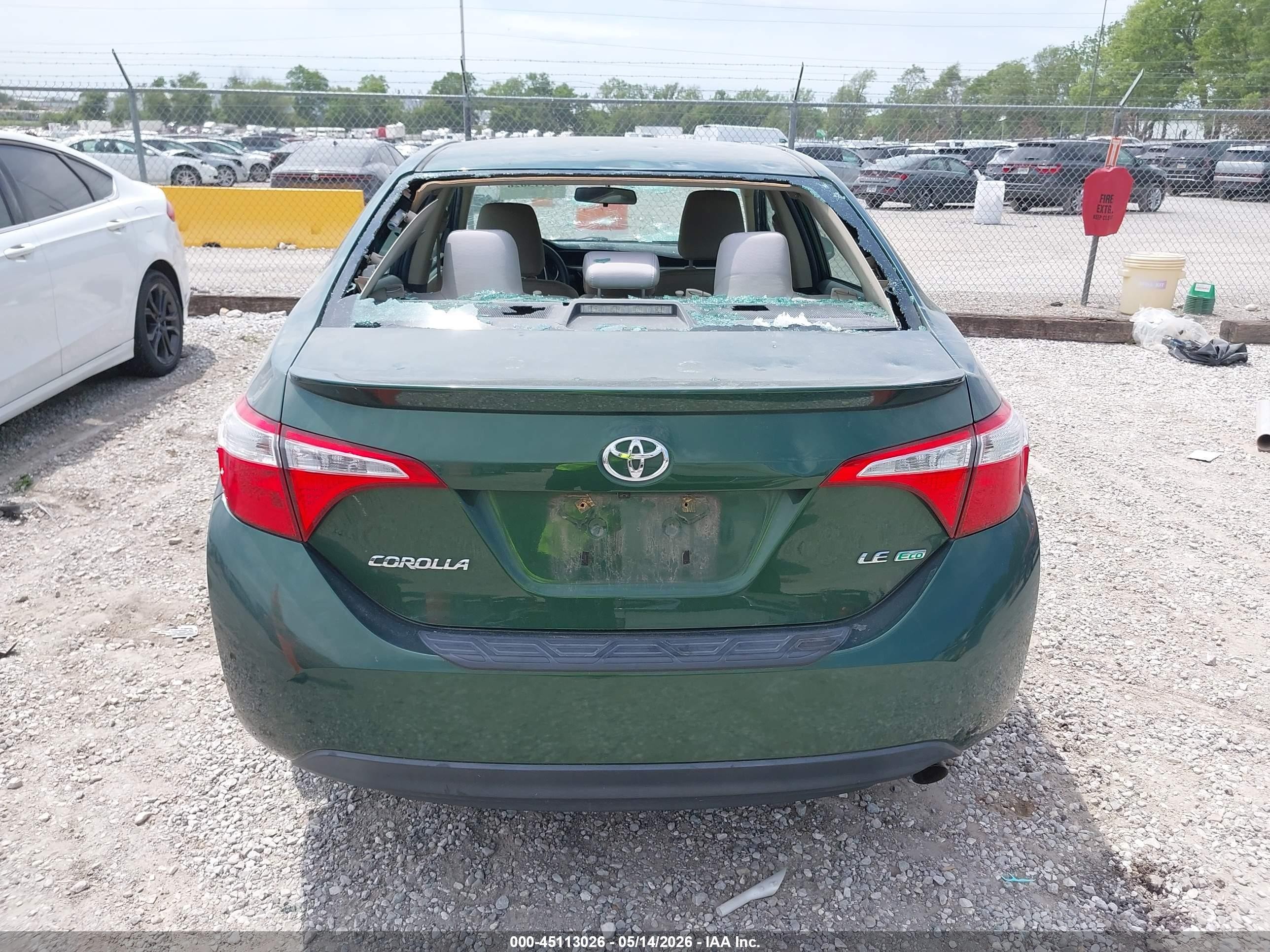 2016 Toyota Corolla Le Plus Green vin: 2T1BPRHE7GC563121