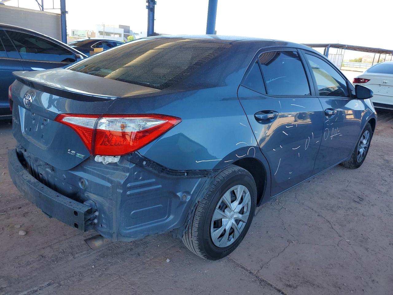 2014 Toyota Corolla Le Eco Gray vin: 2T1BPRHE8EC132462