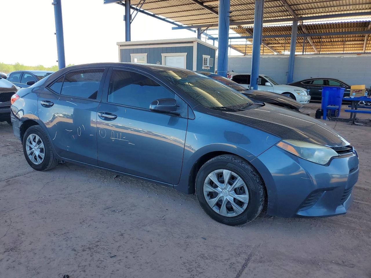 2014 Toyota Corolla Le Eco Gray vin: 2T1BPRHE8EC132462