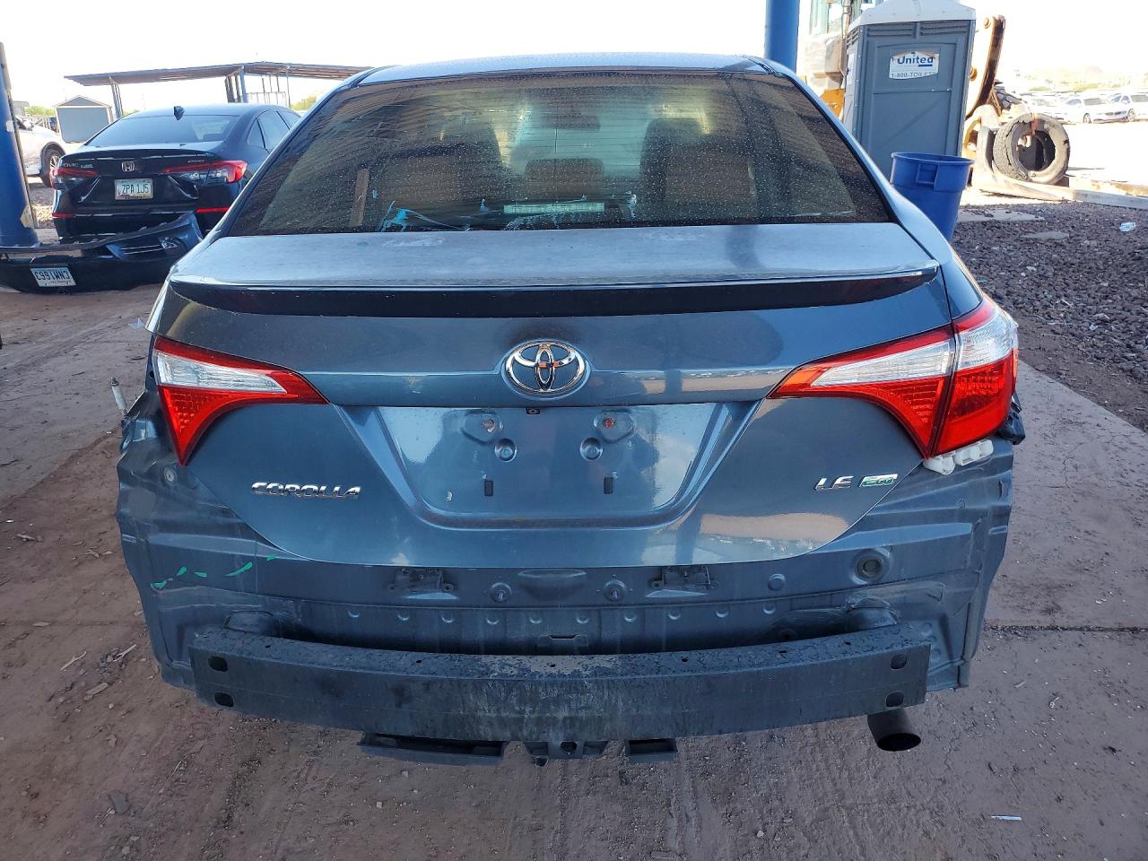 2014 Toyota Corolla Le Eco Gray vin: 2T1BPRHE8EC132462