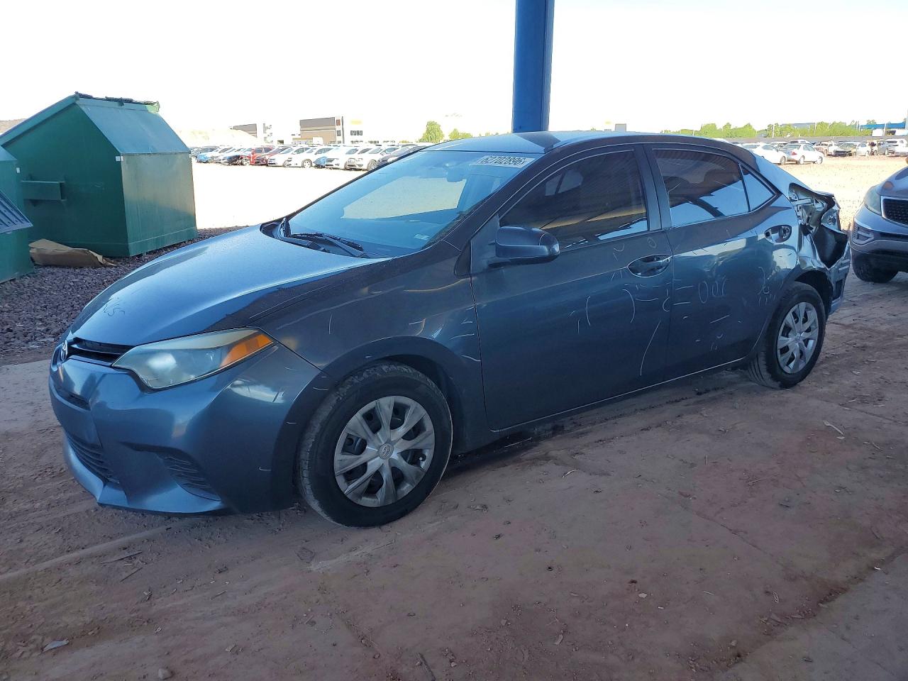 2014 Toyota Corolla Le Eco Gray vin: 2T1BPRHE8EC132462