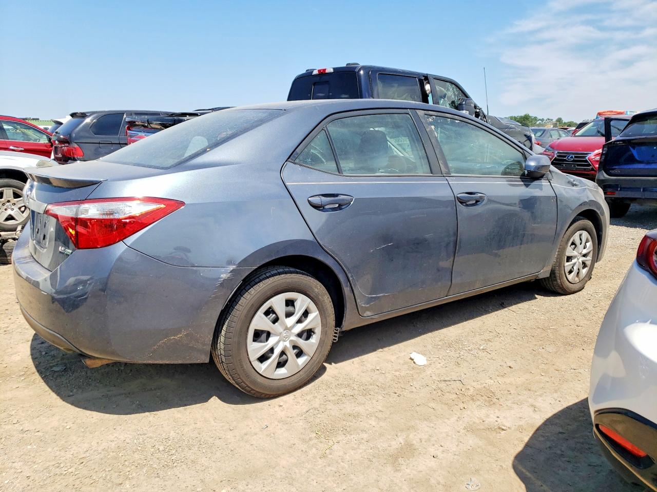 2014 Toyota Corolla Le Eco Gray vin: 2T1BPRHE8EC213820
