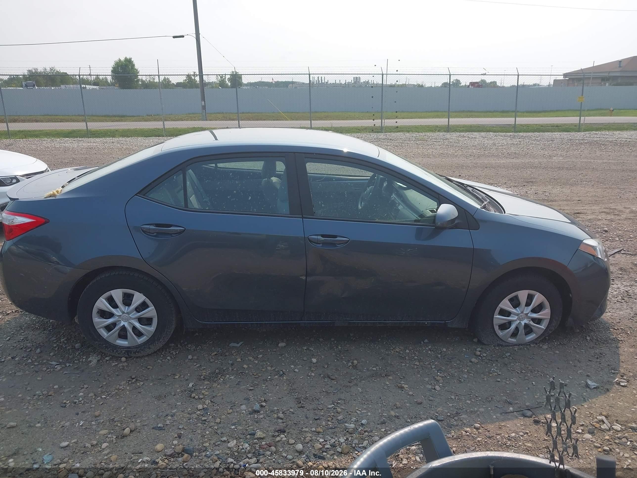 2015 Toyota Corolla Le Eco Gray vin: 2T1BPRHE8FC424839