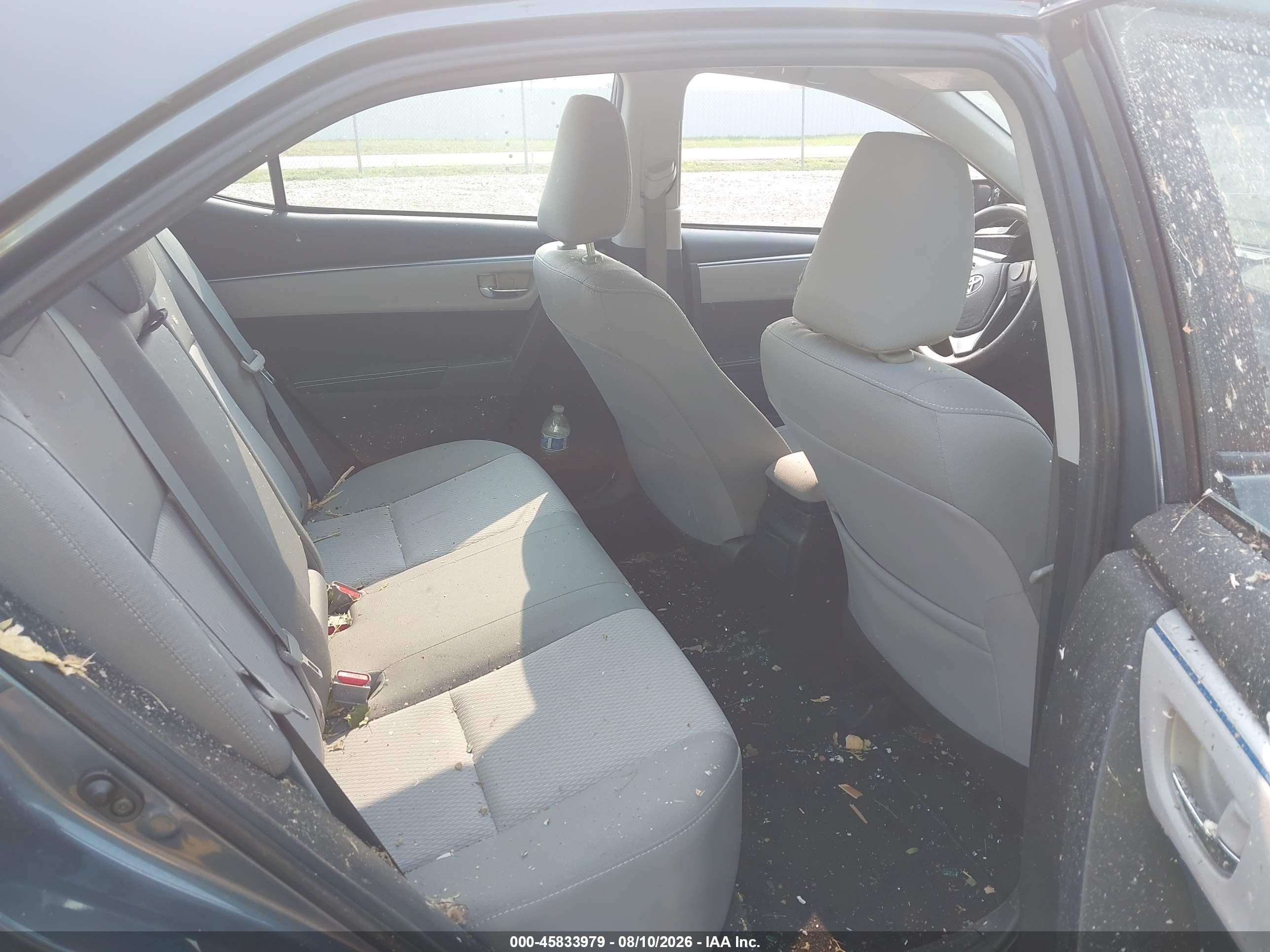 2015 Toyota Corolla Le Eco Gray vin: 2T1BPRHE8FC424839