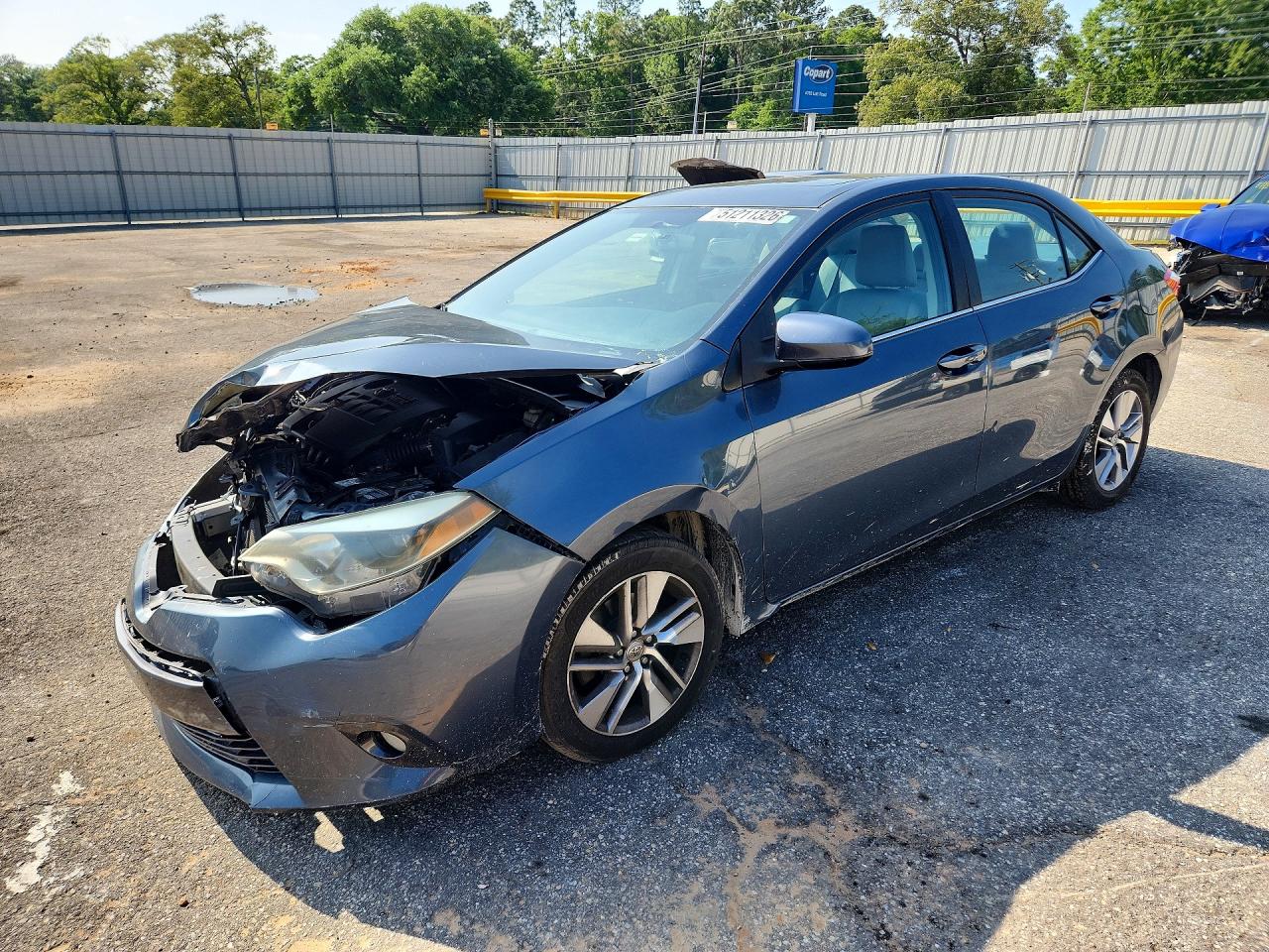 2015 Toyota Corolla Le Eco Plus Blue vin: 2T1BPRHE9FC323146