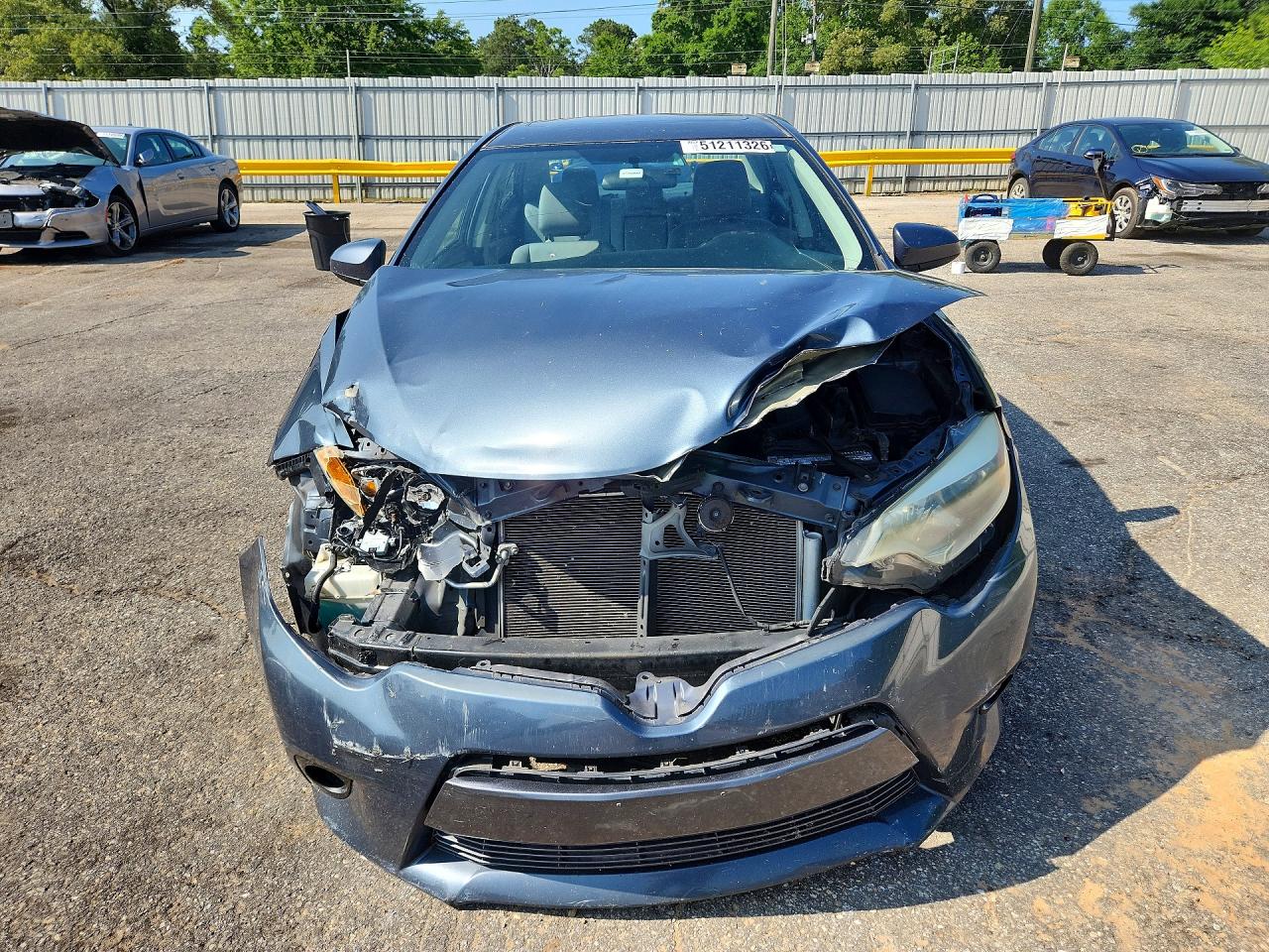 2015 Toyota Corolla Le Eco Plus Blue vin: 2T1BPRHE9FC323146