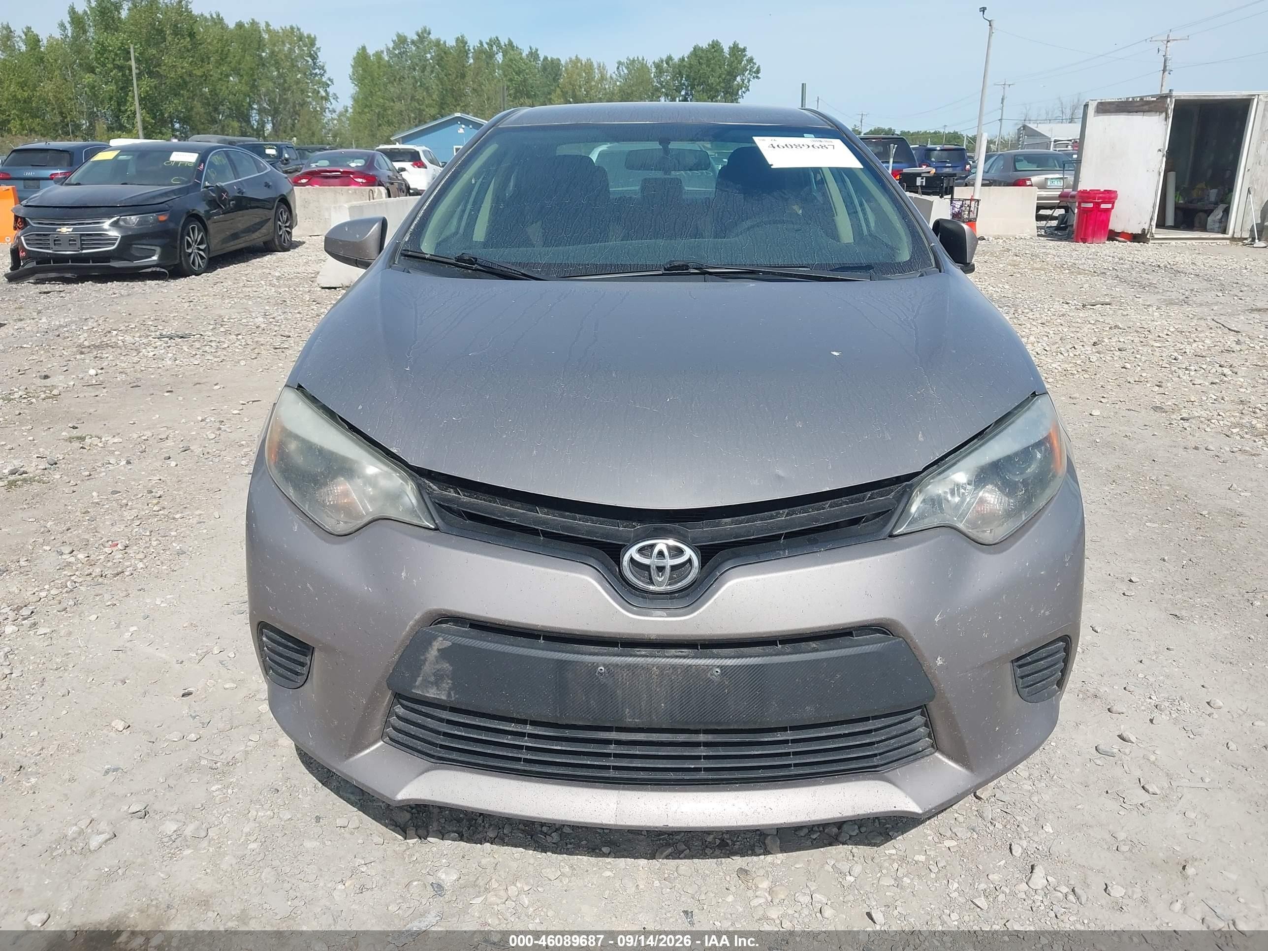2014 Toyota Corolla Le Eco Cream vin: 2T1BPRHEXEC212863