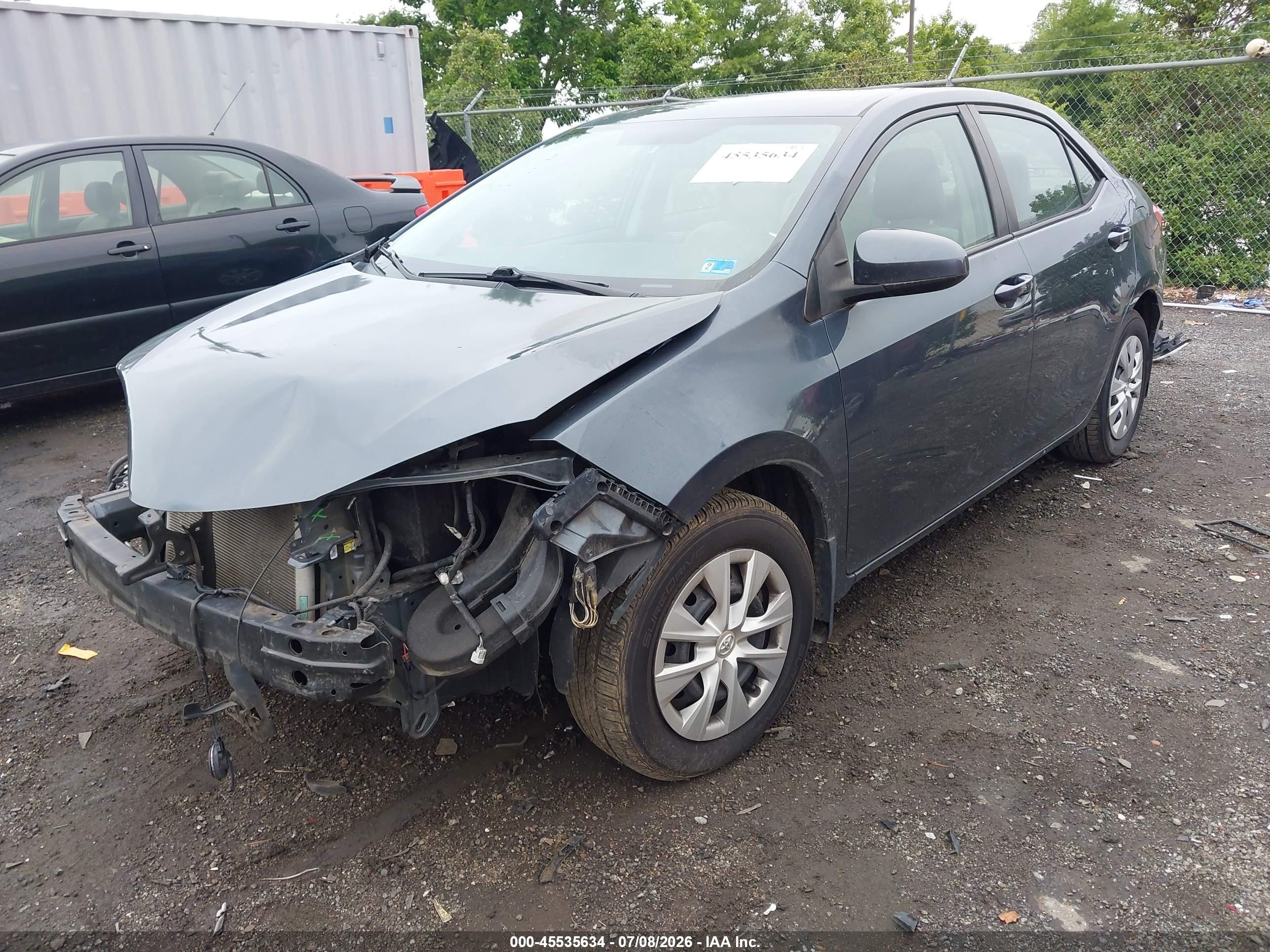 2015 Toyota Corolla Le Eco Green vin: 2T1BPRHEXFC304072