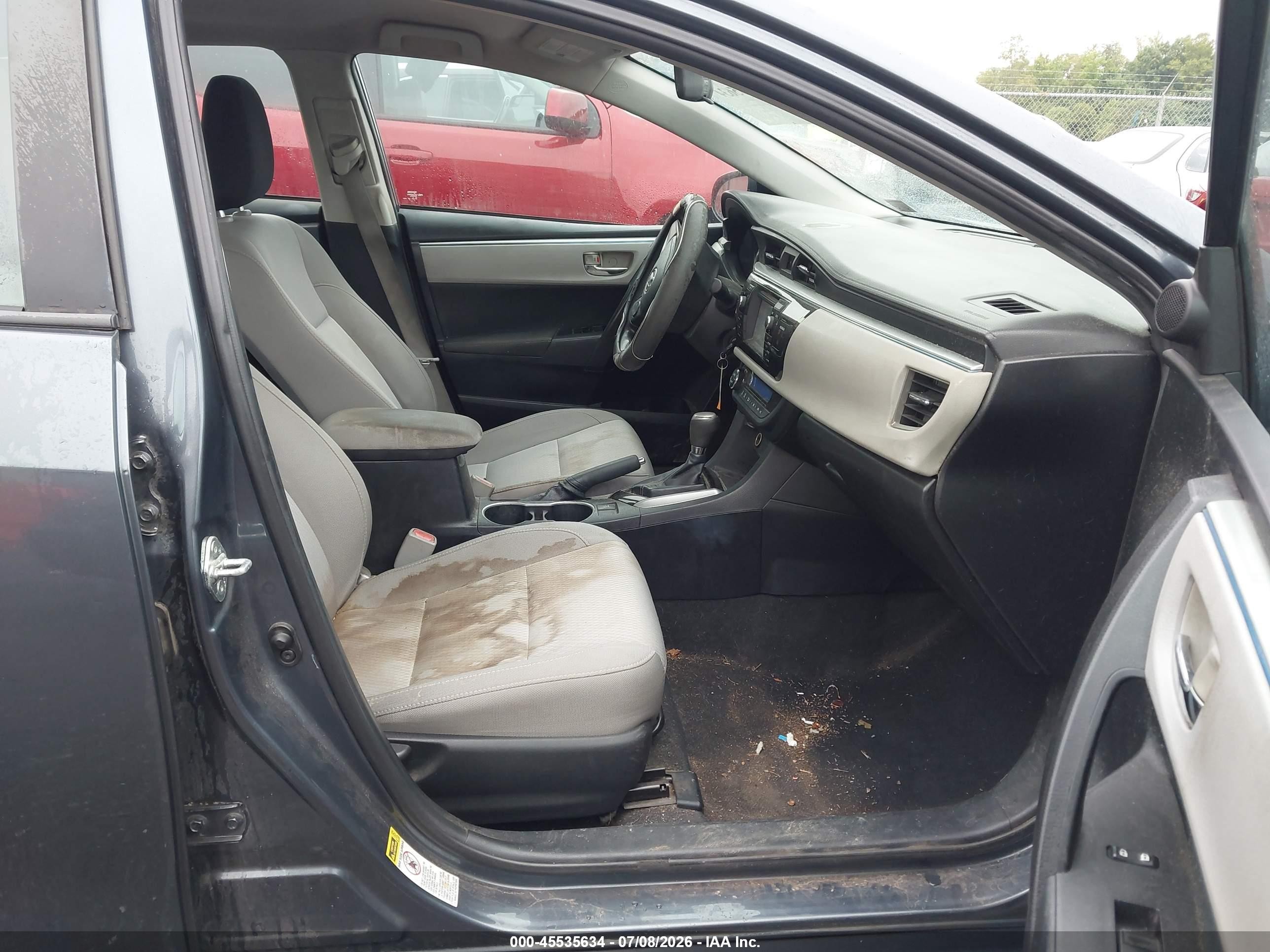 2015 Toyota Corolla Le Eco Green vin: 2T1BPRHEXFC304072