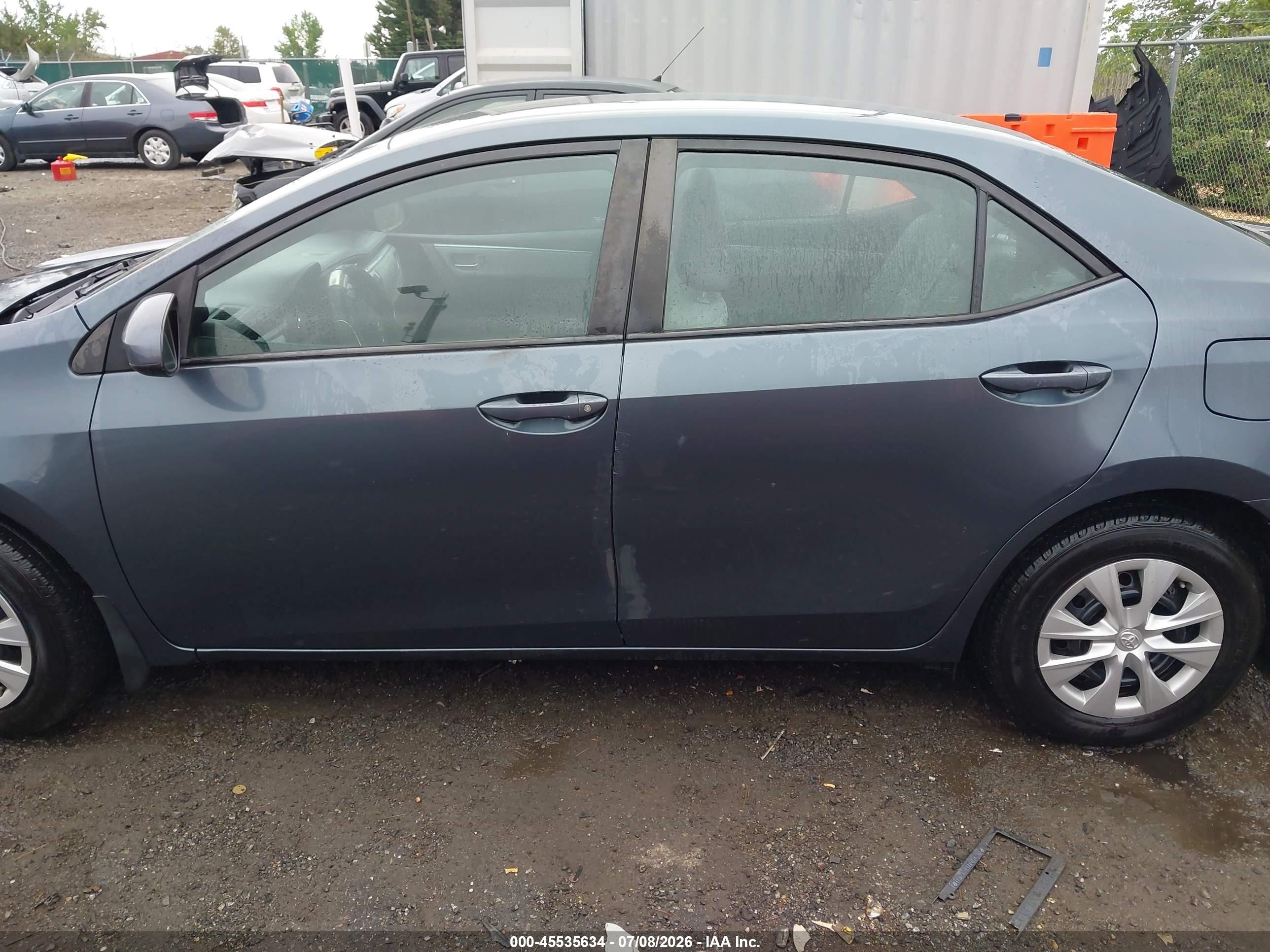 2015 Toyota Corolla Le Eco Green vin: 2T1BPRHEXFC304072