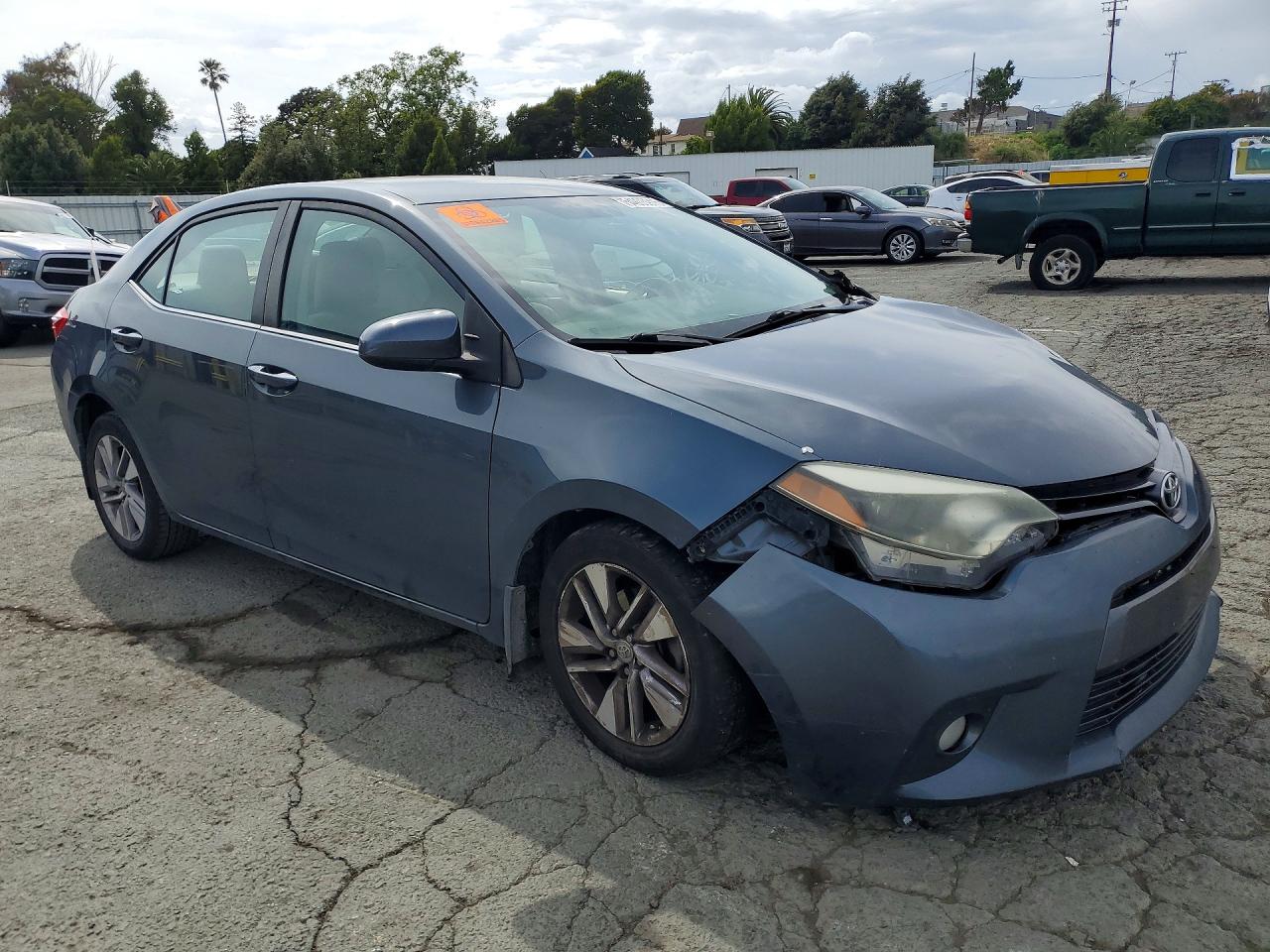 2015 Toyota Corolla Le Eco Plus Gray vin: 2T1BPRHEXFC381668