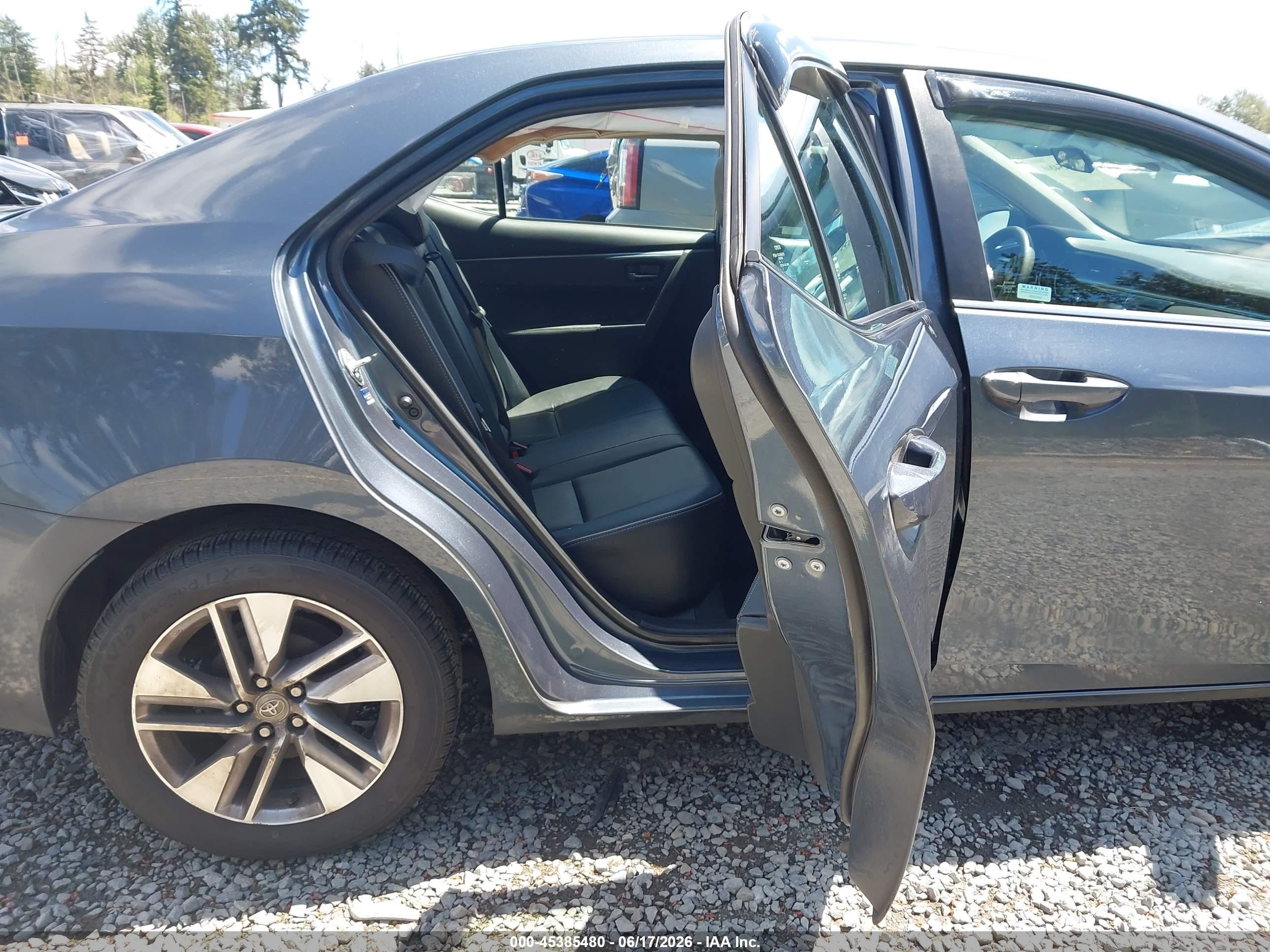 2015 Toyota Corolla Le Eco Premium Gray vin: 2T1BPRHEXFC388250