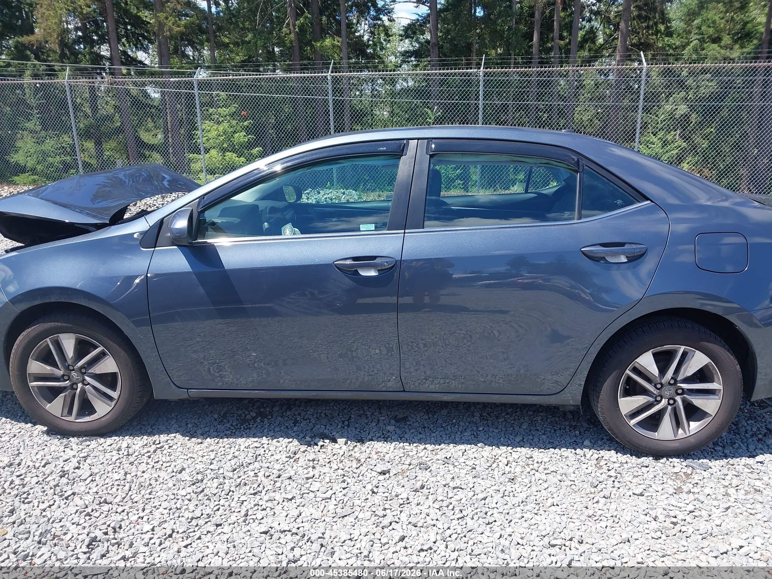 2015 Toyota Corolla Le Eco Premium Gray vin: 2T1BPRHEXFC388250