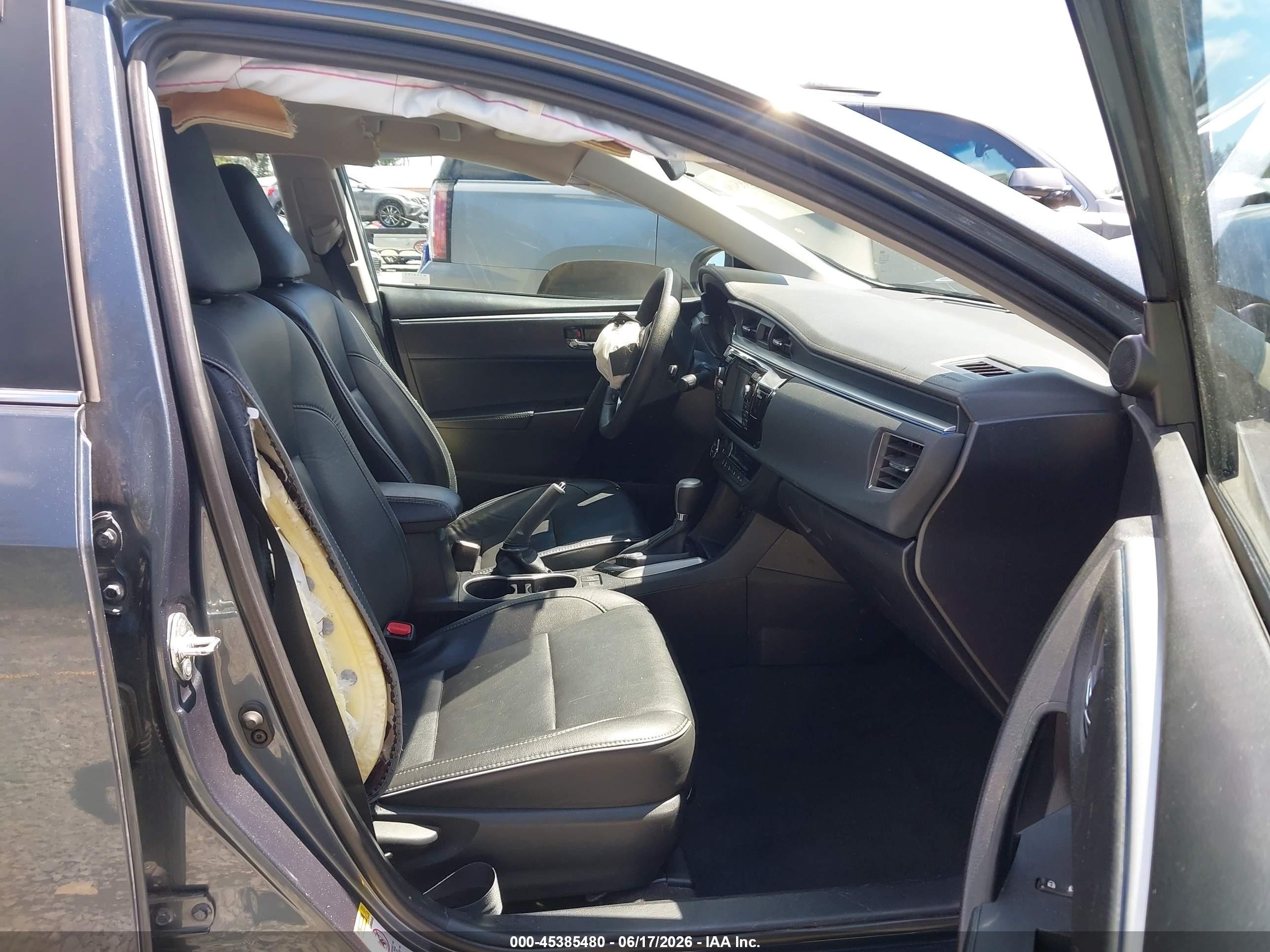 2015 Toyota Corolla Le Eco Premium Gray vin: 2T1BPRHEXFC388250