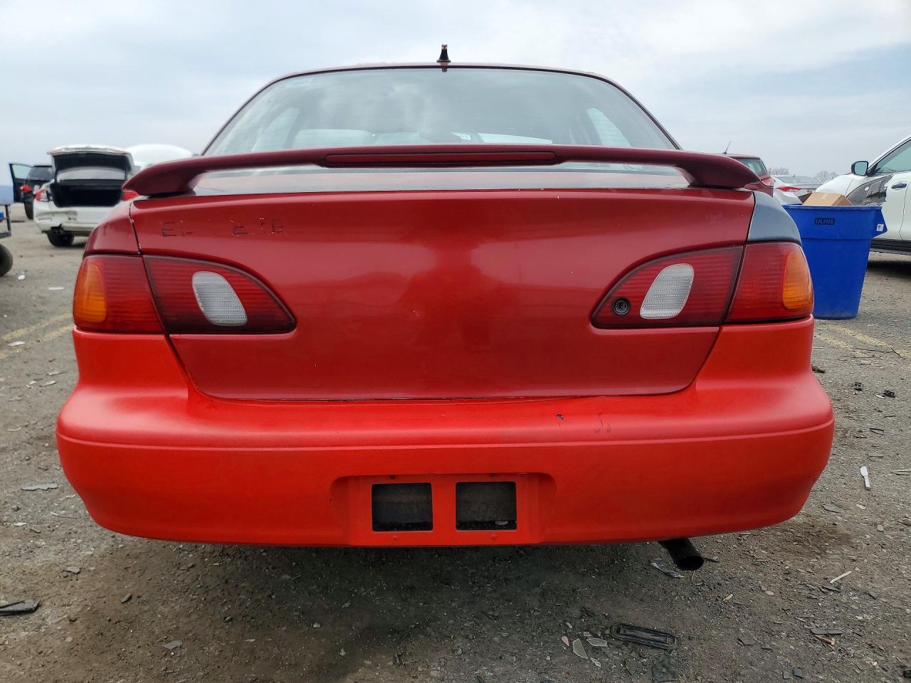 2001 Toyota Corolla Le Красный vin: 2T1BR12E01C384821