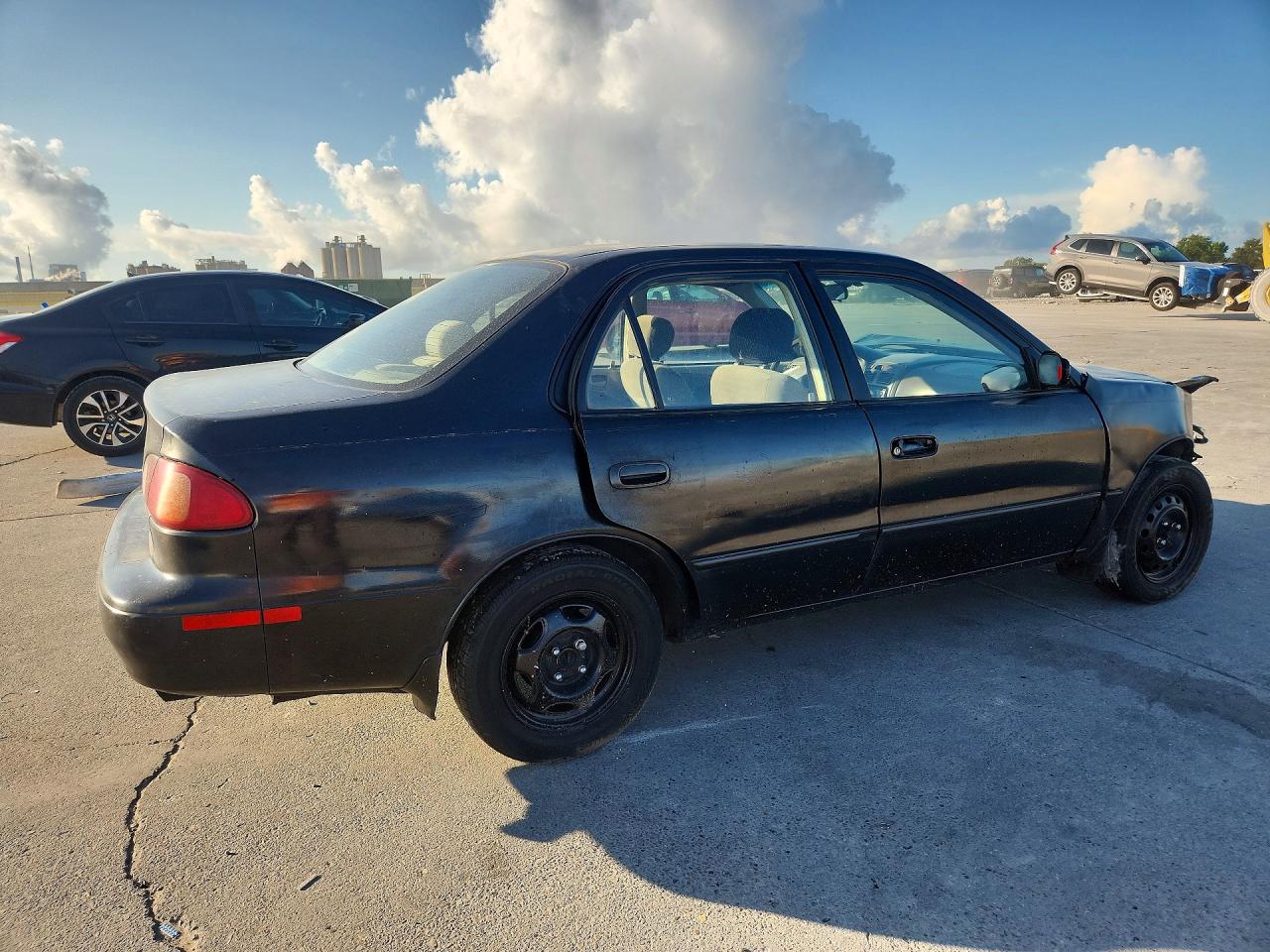 2001 Toyota Corolla Ce Black vin: 2T1BR12E01C391803