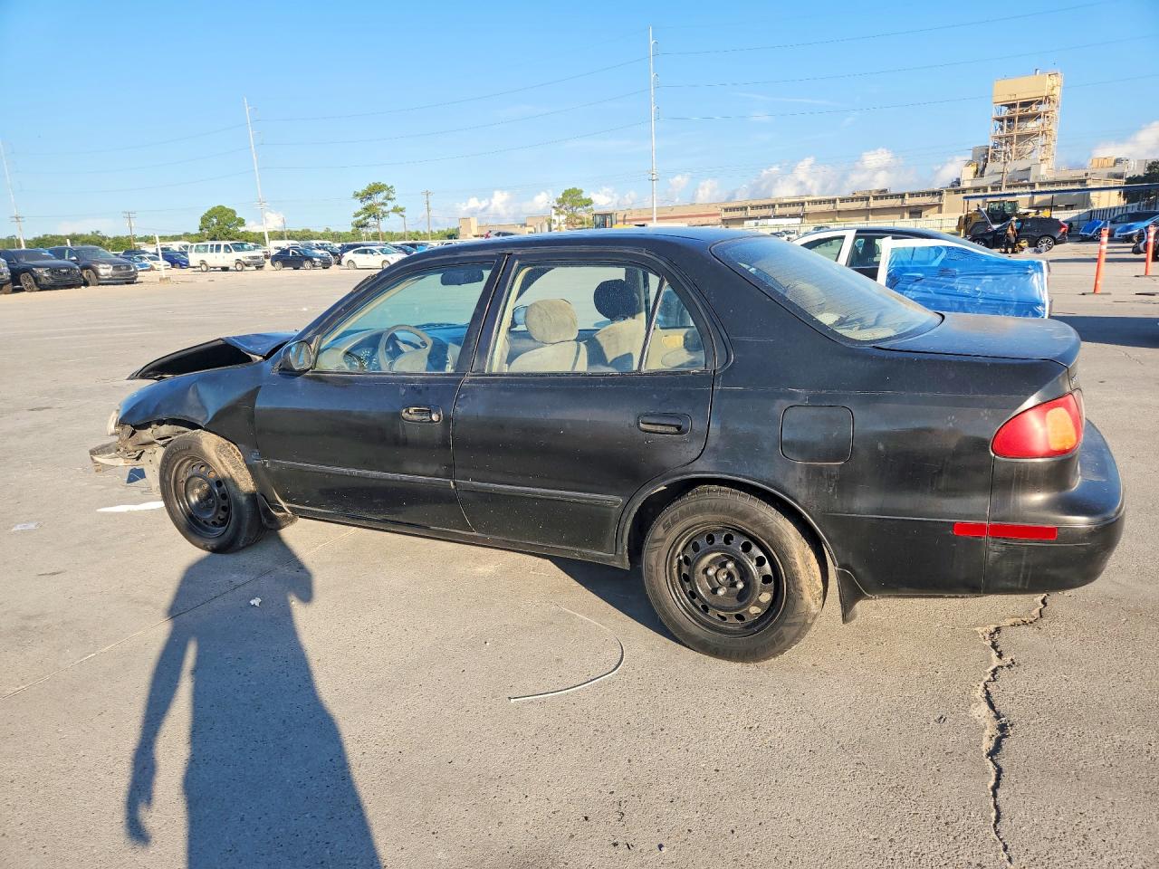 2001 Toyota Corolla Ce Black vin: 2T1BR12E01C391803
