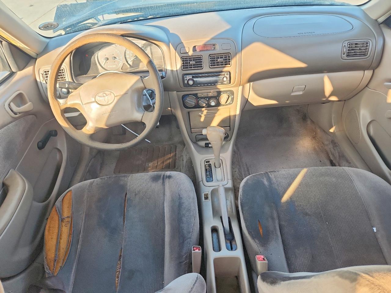 2001 Toyota Corolla Ce Black vin: 2T1BR12E01C391803