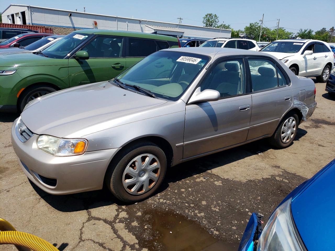 2001 Toyota Corolla Le Beige vin: 2T1BR12E01C416599