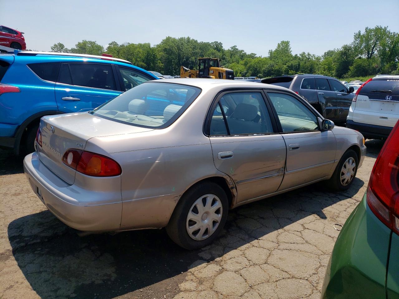 2001 Toyota Corolla Le Beige vin: 2T1BR12E01C416599