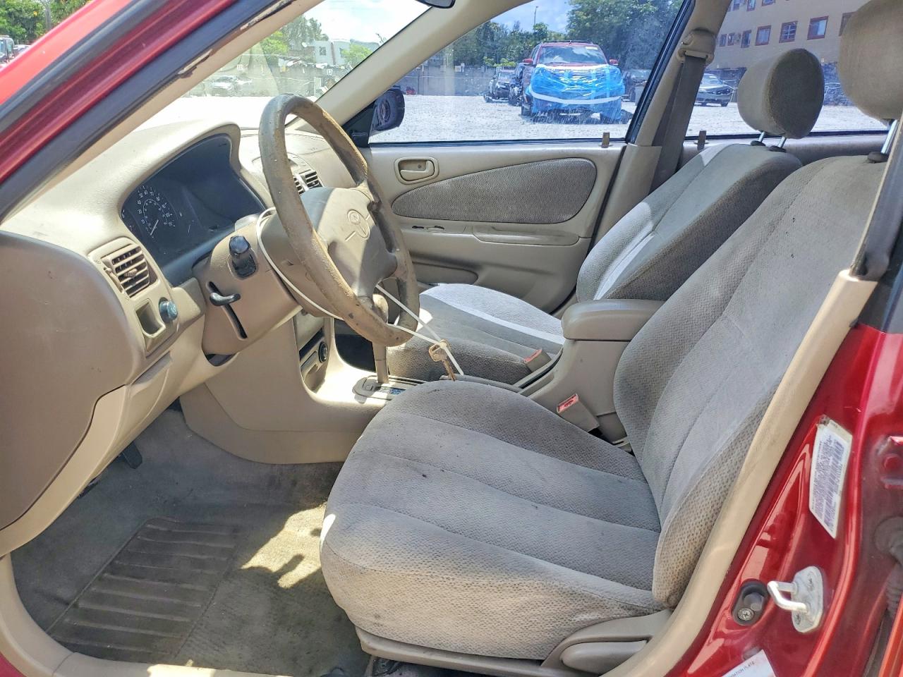 2001 Toyota Corolla Le Red vin: 2T1BR12E01C427716