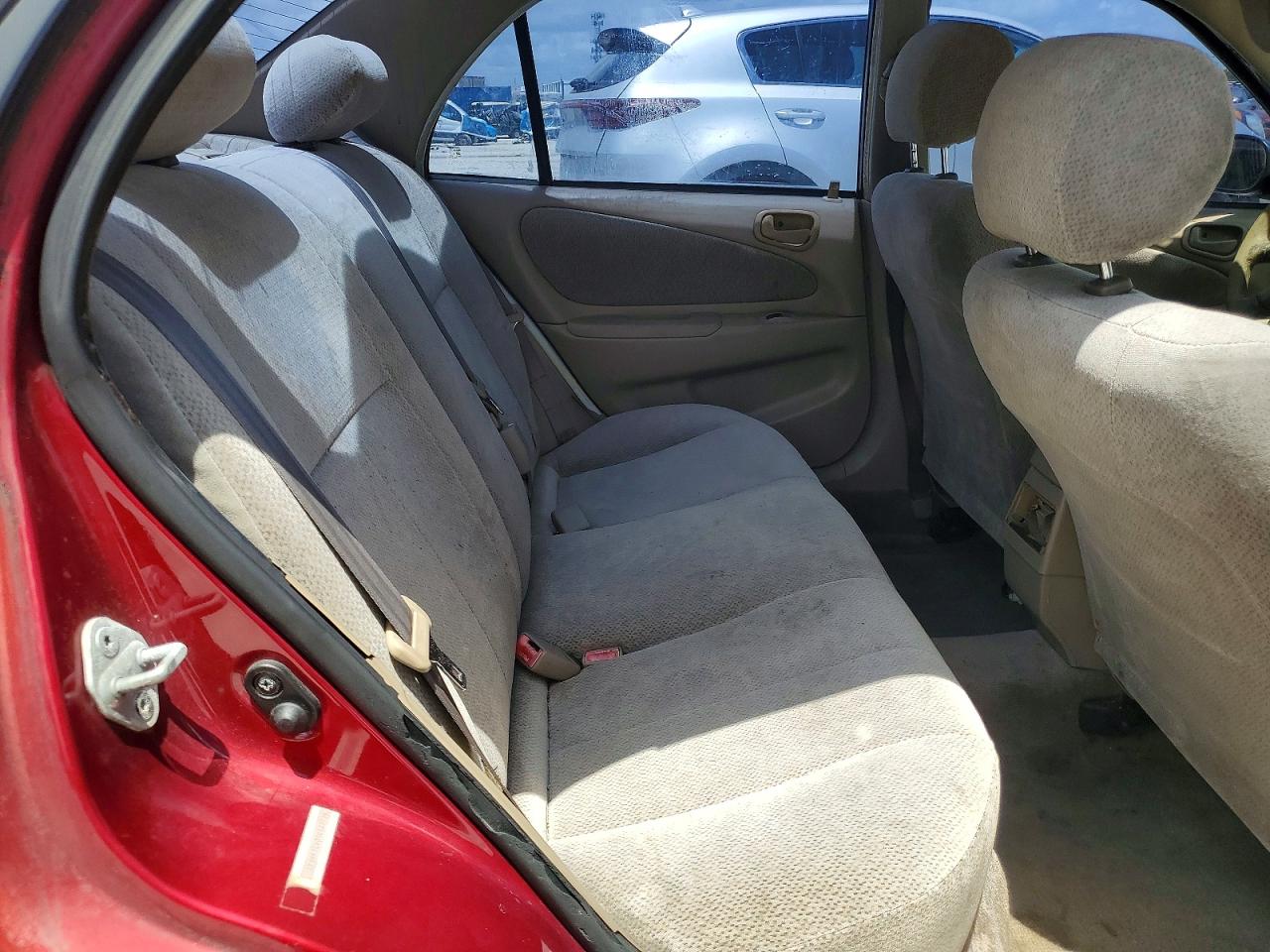 2001 Toyota Corolla Le Red vin: 2T1BR12E01C427716