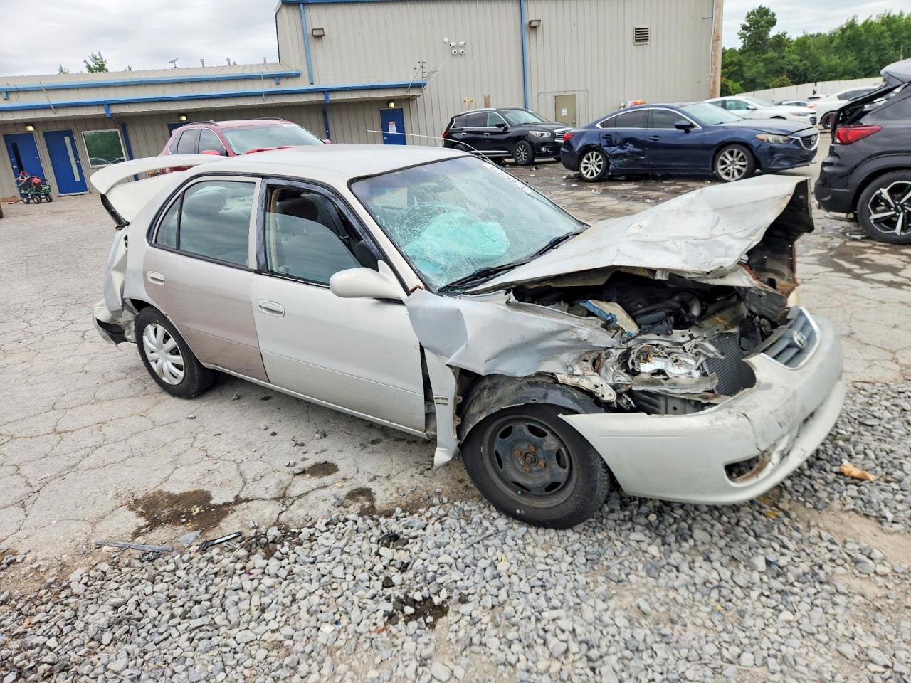 2001 Toyota Corolla Le Silver vin: 2T1BR12E01C496471