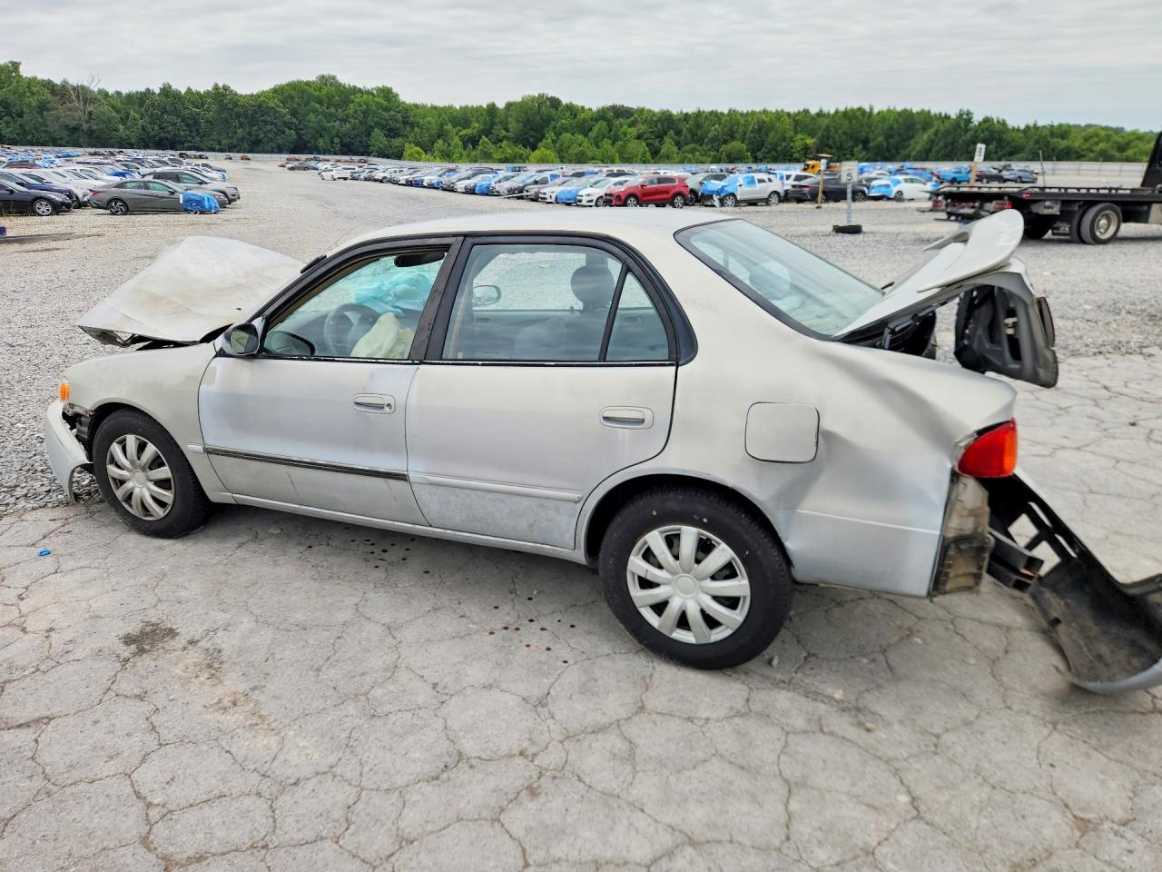 2001 Toyota Corolla Le Silver vin: 2T1BR12E01C496471