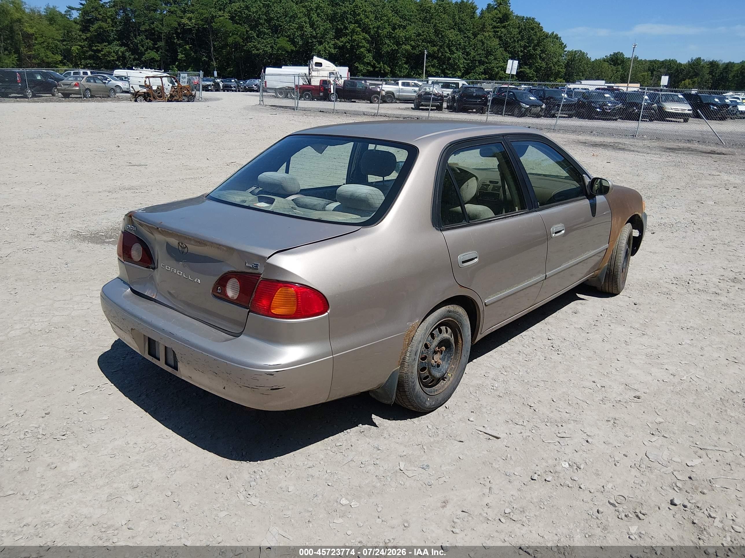 2002 Toyota Corolla Le Champagne vin: 2T1BR12E02C527042