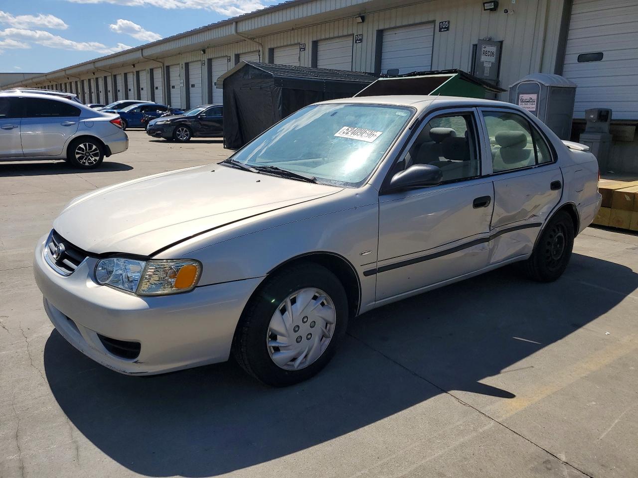 2002 Toyota Corolla Ce Серебряный vin: 2T1BR12E02C558985