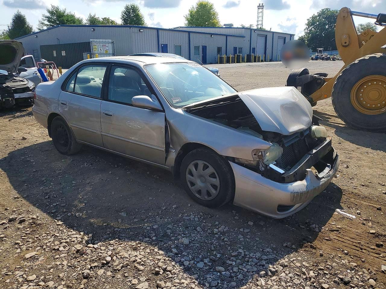 2002 Toyota Corolla Le Бежевый vin: 2T1BR12E02C589041