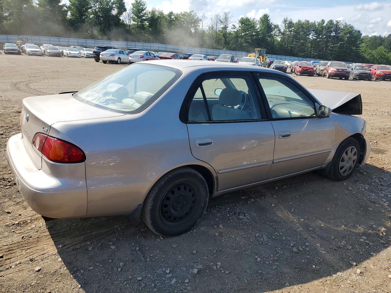 2002 Toyota Corolla Le Бежевый vin: 2T1BR12E02C589041