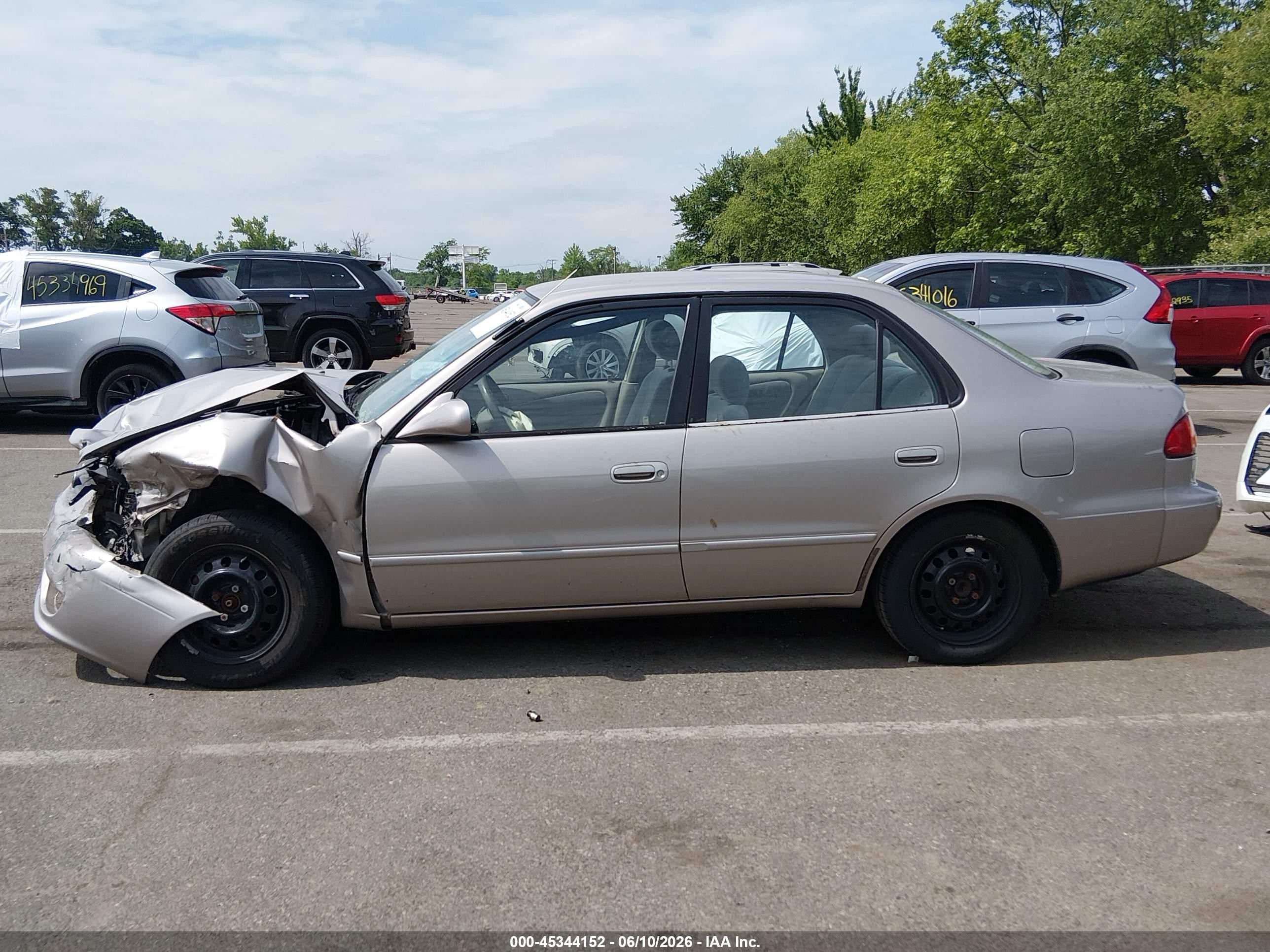 2001 Toyota Corolla Le Tan vin: 2T1BR12E11C442144