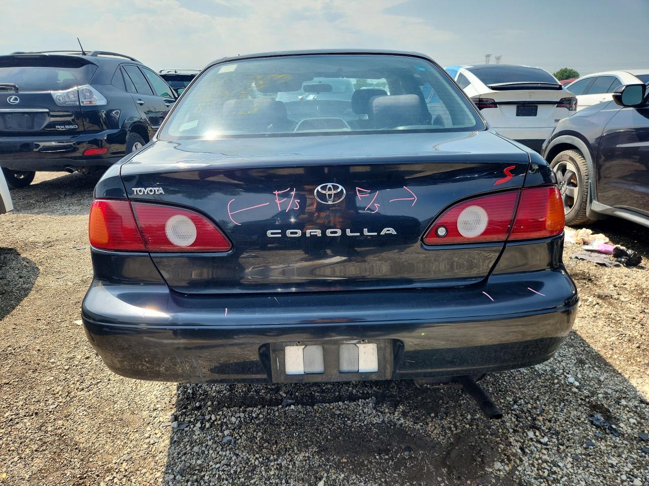 2001 Toyota Corolla S Black vin: 2T1BR12E11C446730