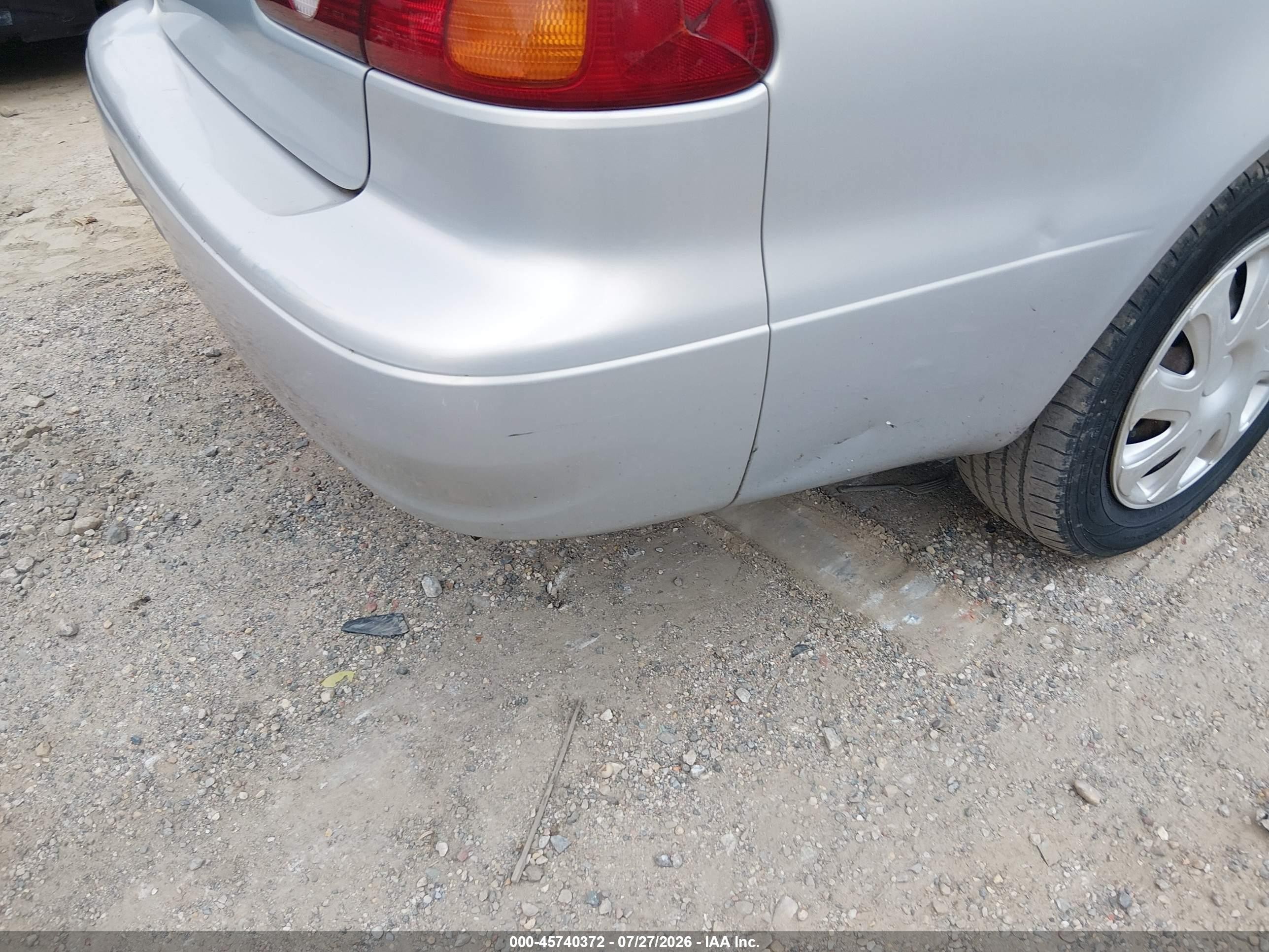 2002 Toyota Corolla Le Silver vin: 2T1BR12E12C521654