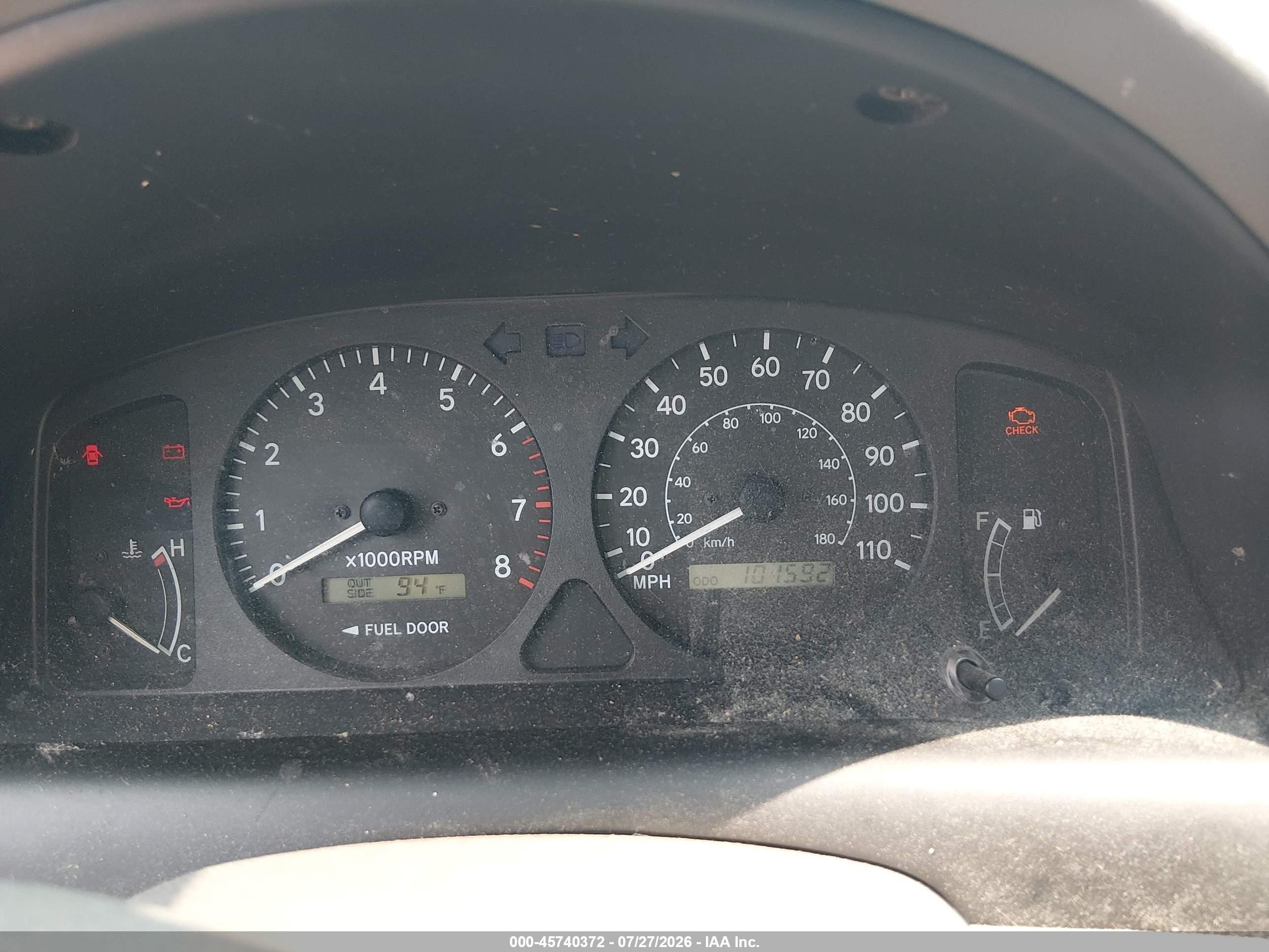 2002 Toyota Corolla Le Silver vin: 2T1BR12E12C521654