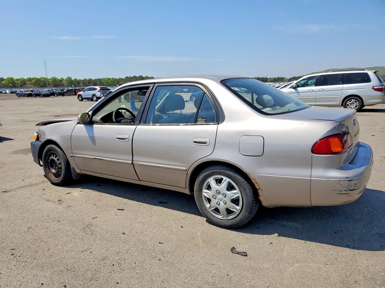2002 Toyota Corolla Le Gray vin: 2T1BR12E12C587458
