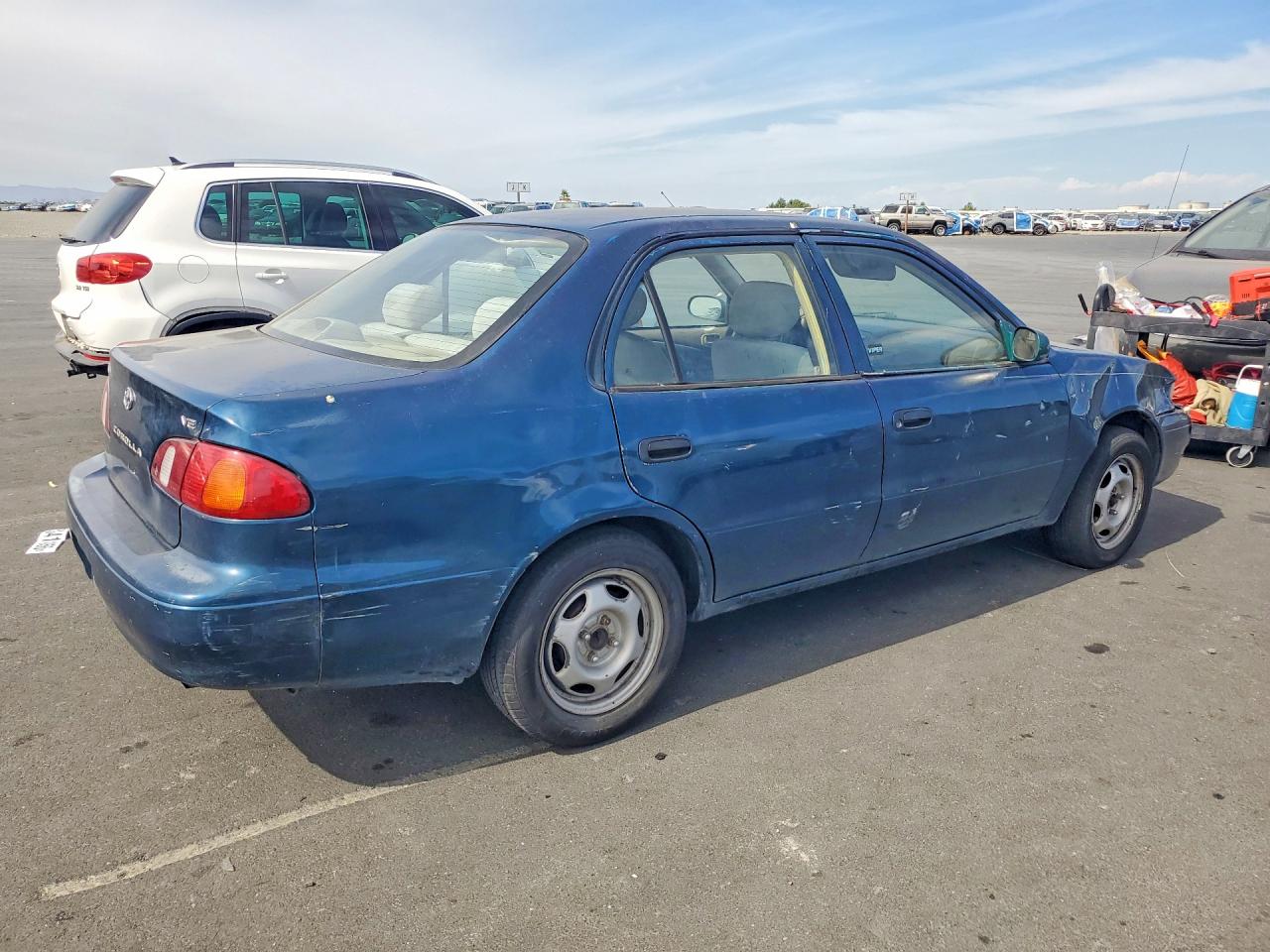 1998 Toyota Corolla Ve Blue vin: 2T1BR12E1WC098385